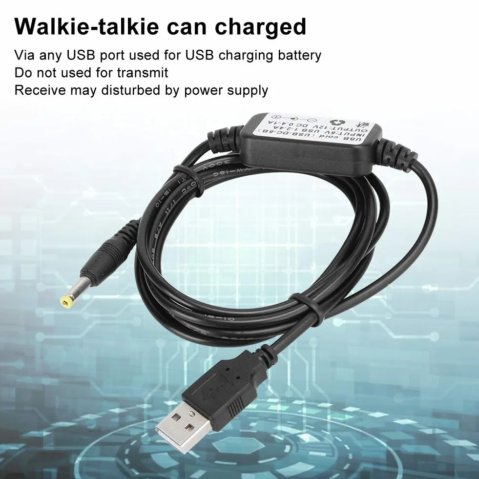 Cavo USB di ricarica per Walkie-Talkie VX-6R VX-7R VX-150 VX-170 VX-177 FT-60R VXA-710 VX-710 HX-470 HX-471 VXA150 VXA-300