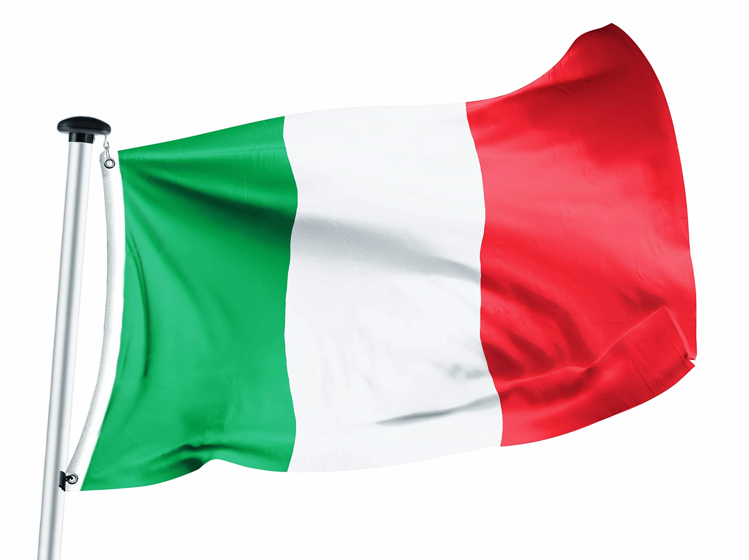 Bandiera Italiana 100x150 cm 160 g/m² con occhielli, bandiera Italia per uso esterno
