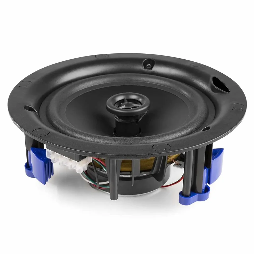Power Dynamics NCSP6B Altoparlante da soffitto 100 V 6,5 pollici 30 Watt nero griglia metallica