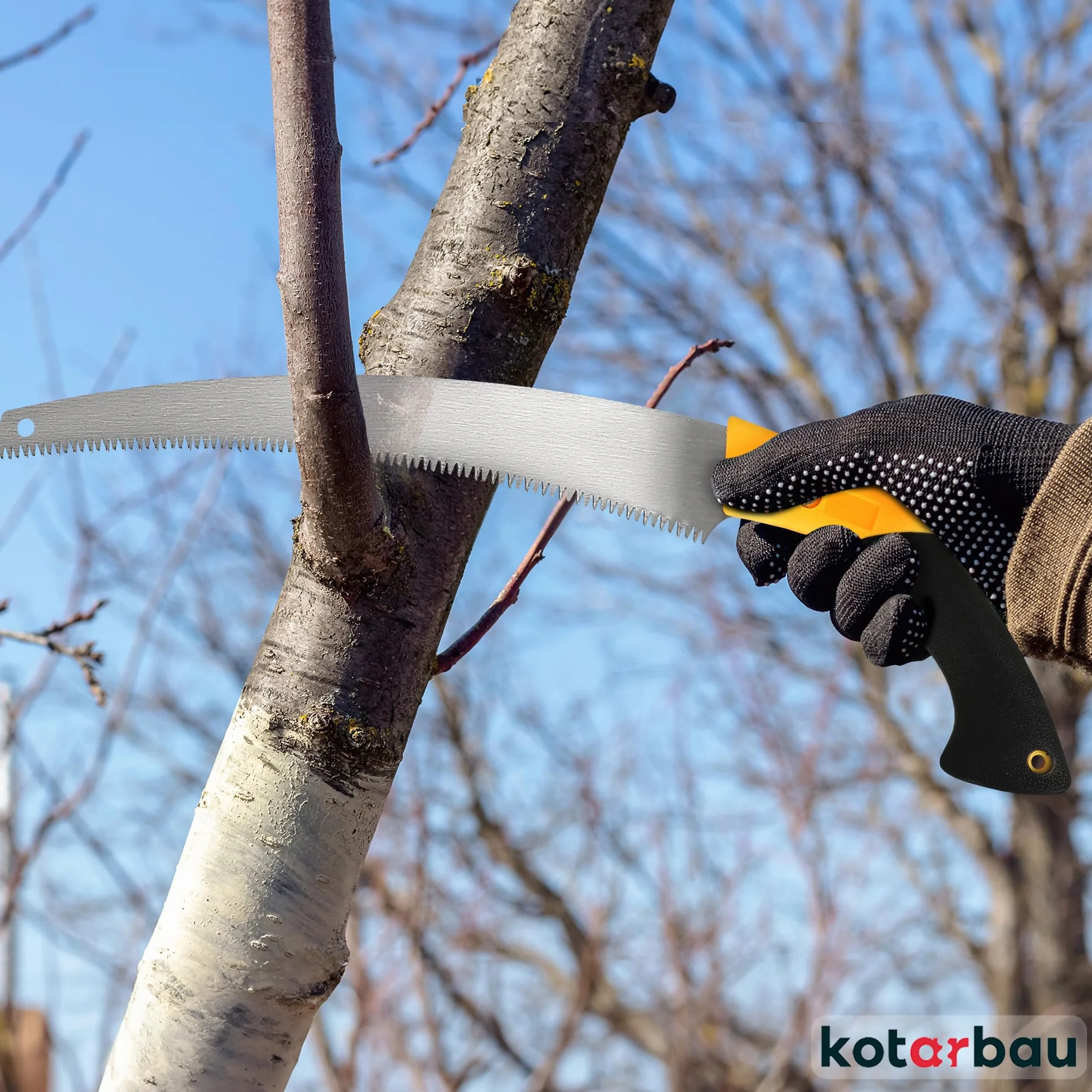 KOTARBAU® Sega da Giardino 320mm Piegata Manuale per Taglio Rami Arbusti