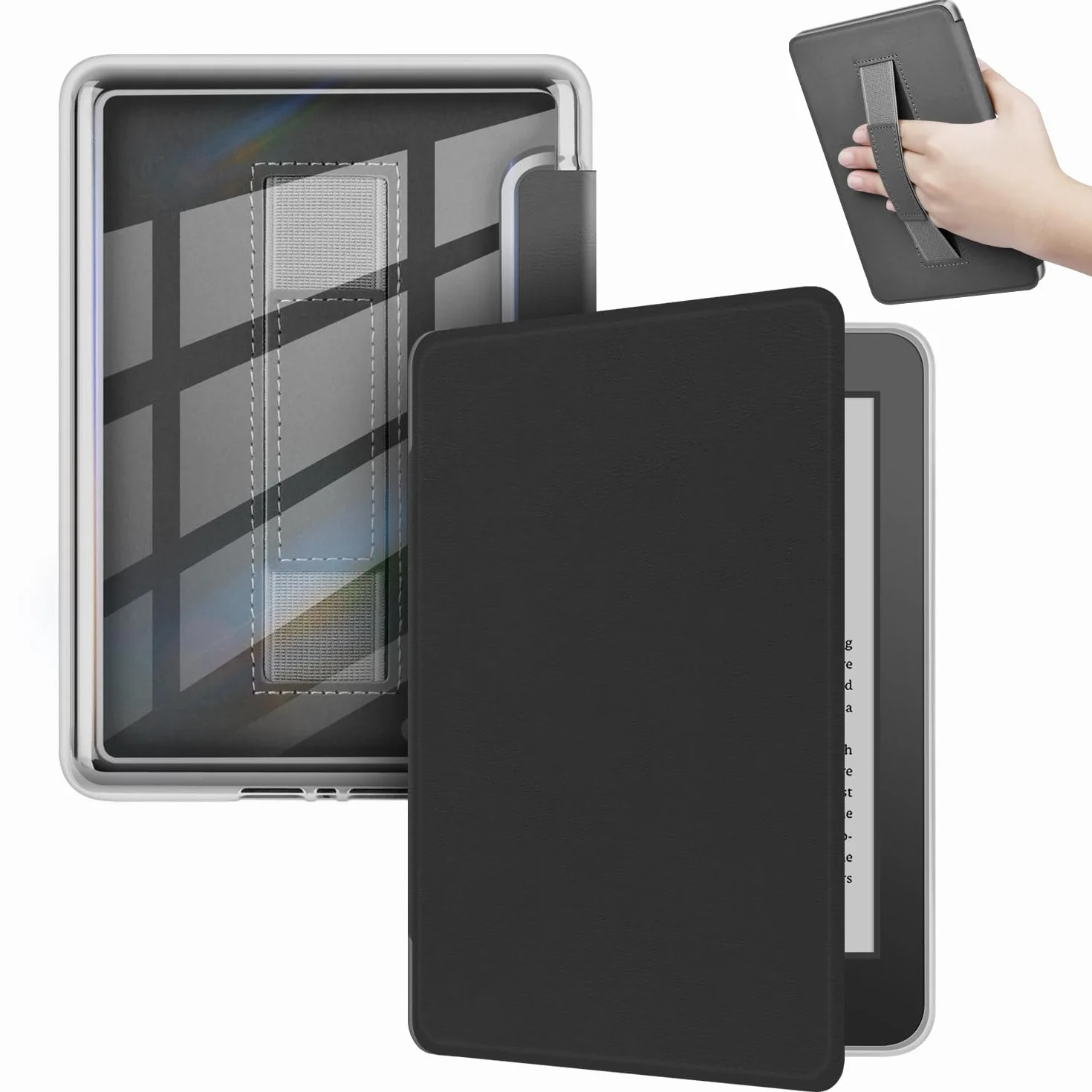 ERUNTO Custodia per Kindle Paperwhite 7" (2024) Signature Colorsoft Retro acrilico chiusura magnetica laccetto