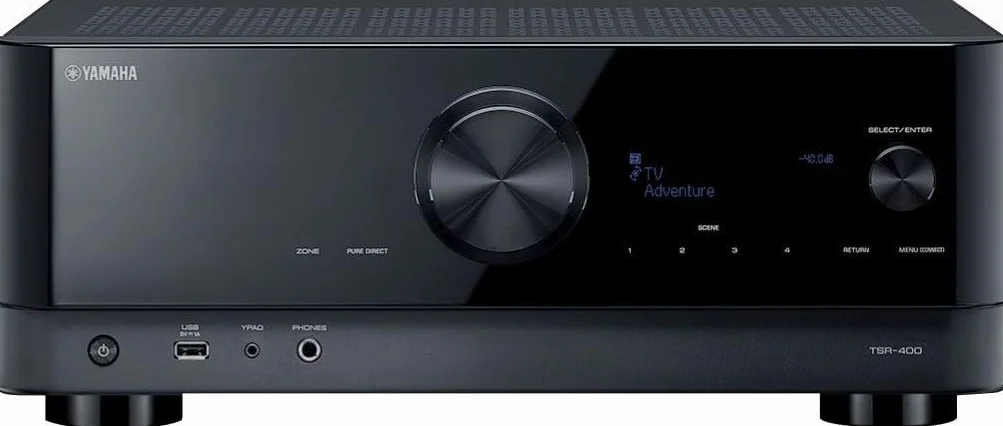 Yamaha TSR-400 Sintoamplificatore AV 5.1 canali con Cinema DSP 3D, HDMI, surround wireless
