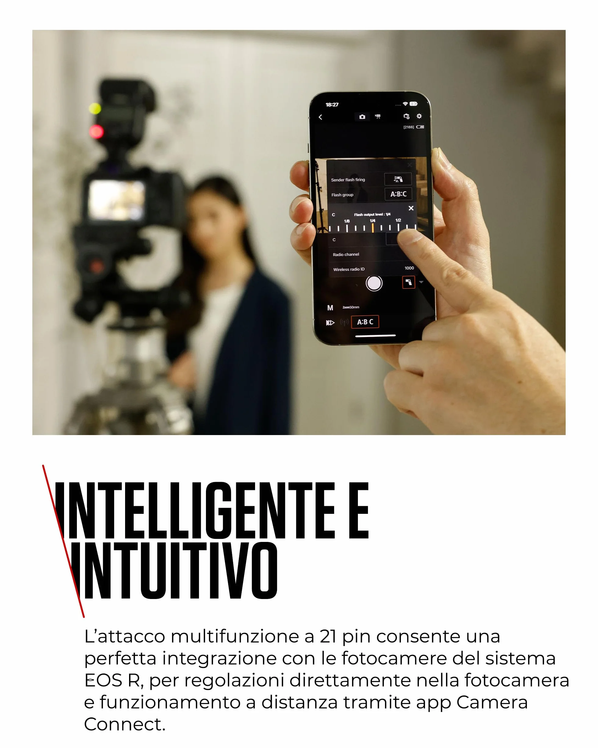 Canon Speedlite EL-10 Flash con E-TTL II, gamma 1/1-1/1024, attacco multifunzione, leggero