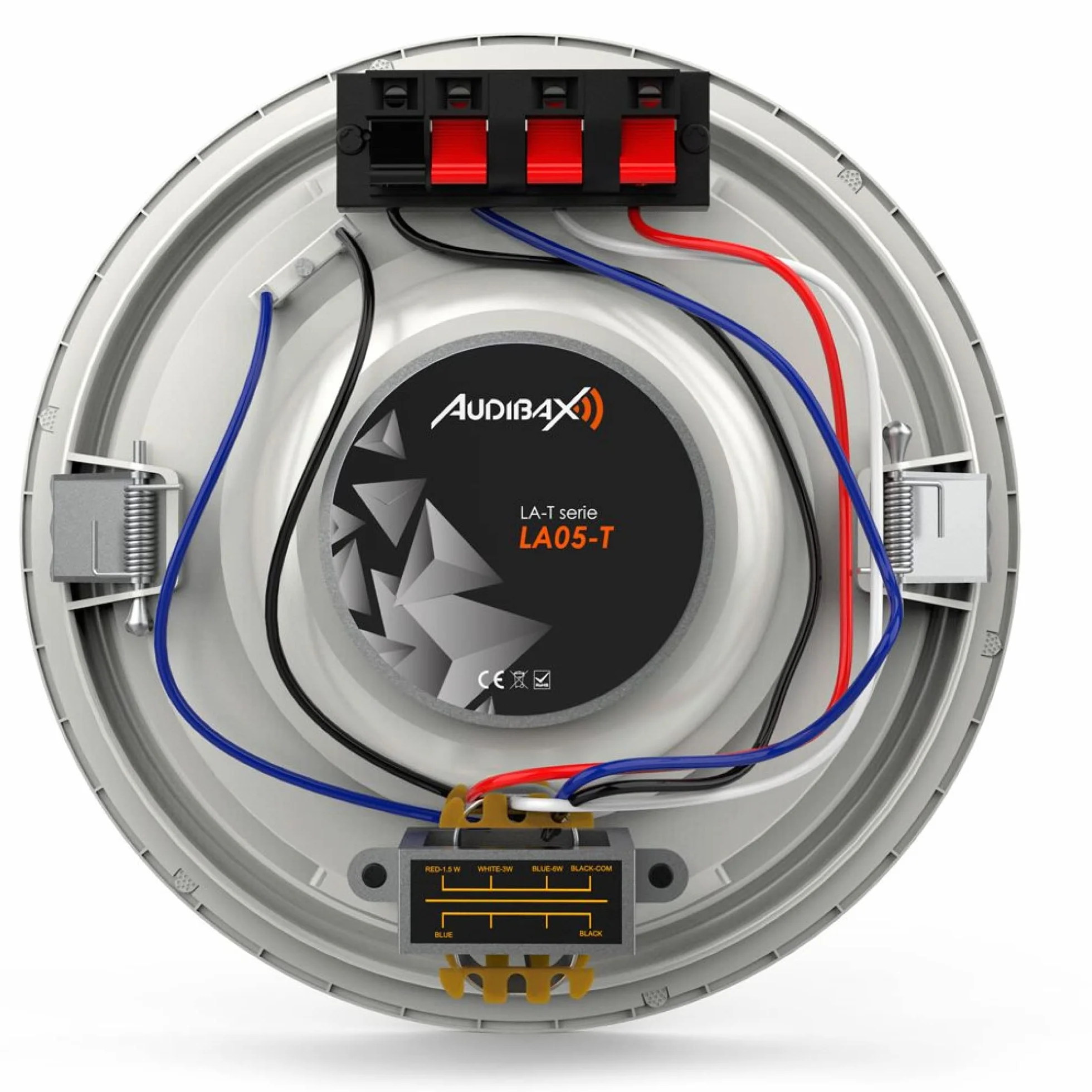 Audibax LA05-T Altoparlante da Incasso a Soffitto 100V 4,5 Pollici Passivo