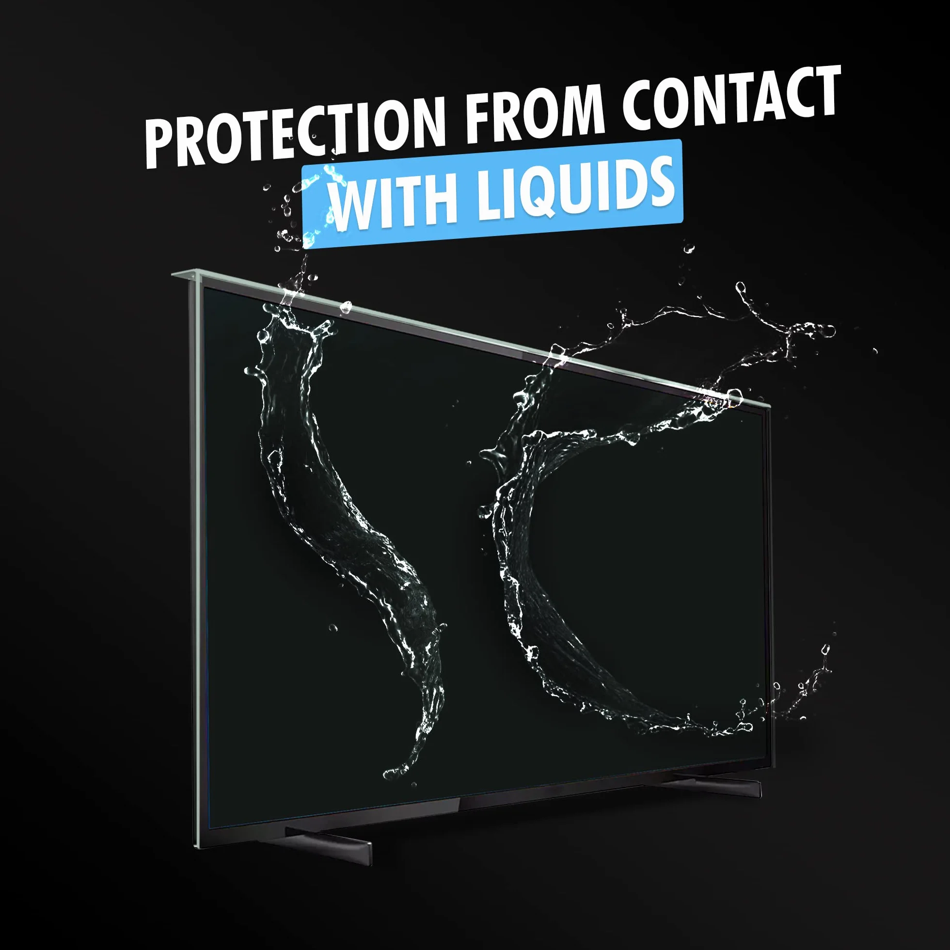 VENTON Salvaschermo per Televisori 140 (55 Pollici) Sospeso e Fisso Protezione Anti Danno Pellicola per LCD LED OLED 4K QLED HDTV