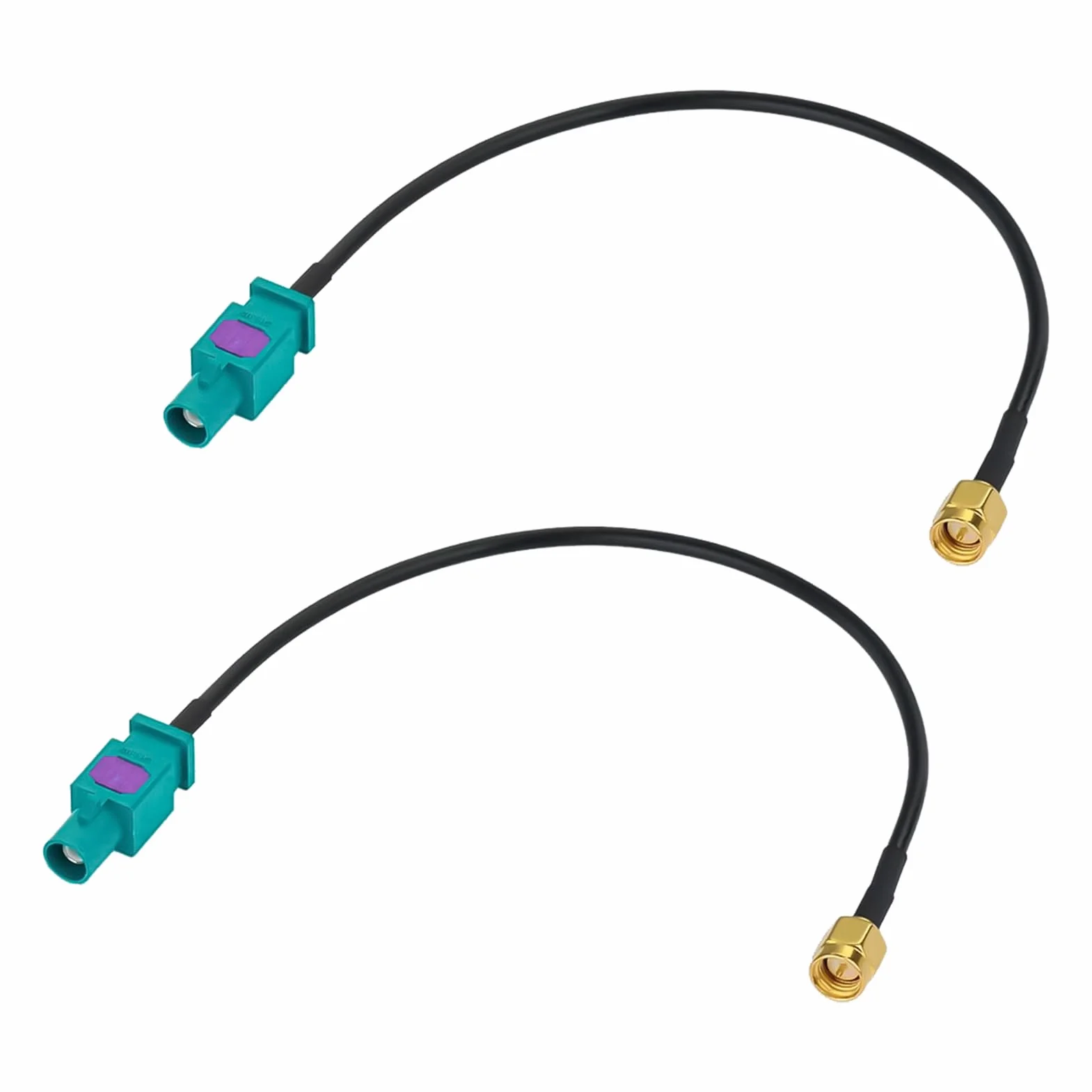 Kabel adapter anteny Fakra Z męski do SMA męski 15 cm GPS Radio AM FM DAB Sirius XM 4G LTE Bluetooth