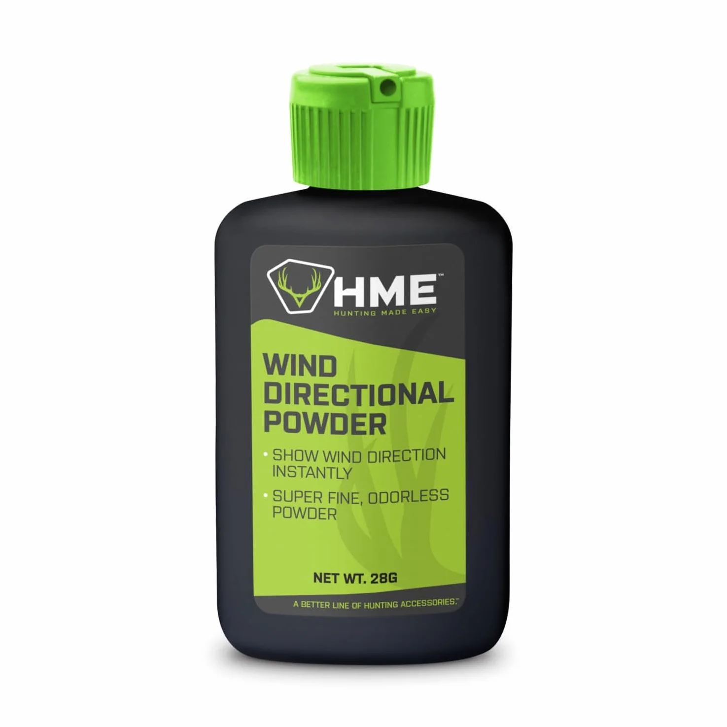 HME Indicatore del vento portatile tascabile leggero comodo semplice da usare polvere di rilevamento della direzione del vento - Capacità 28 grammi
