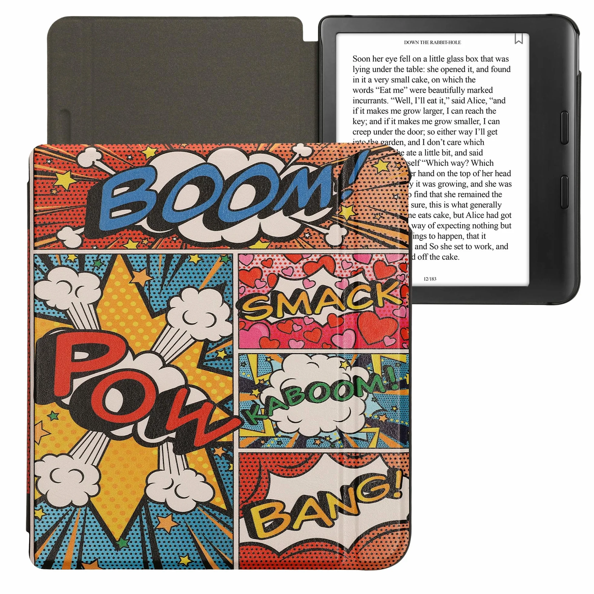 kwmobile Custodia Kobo Libra Colour Cover Flip Case multicolore Pop Art