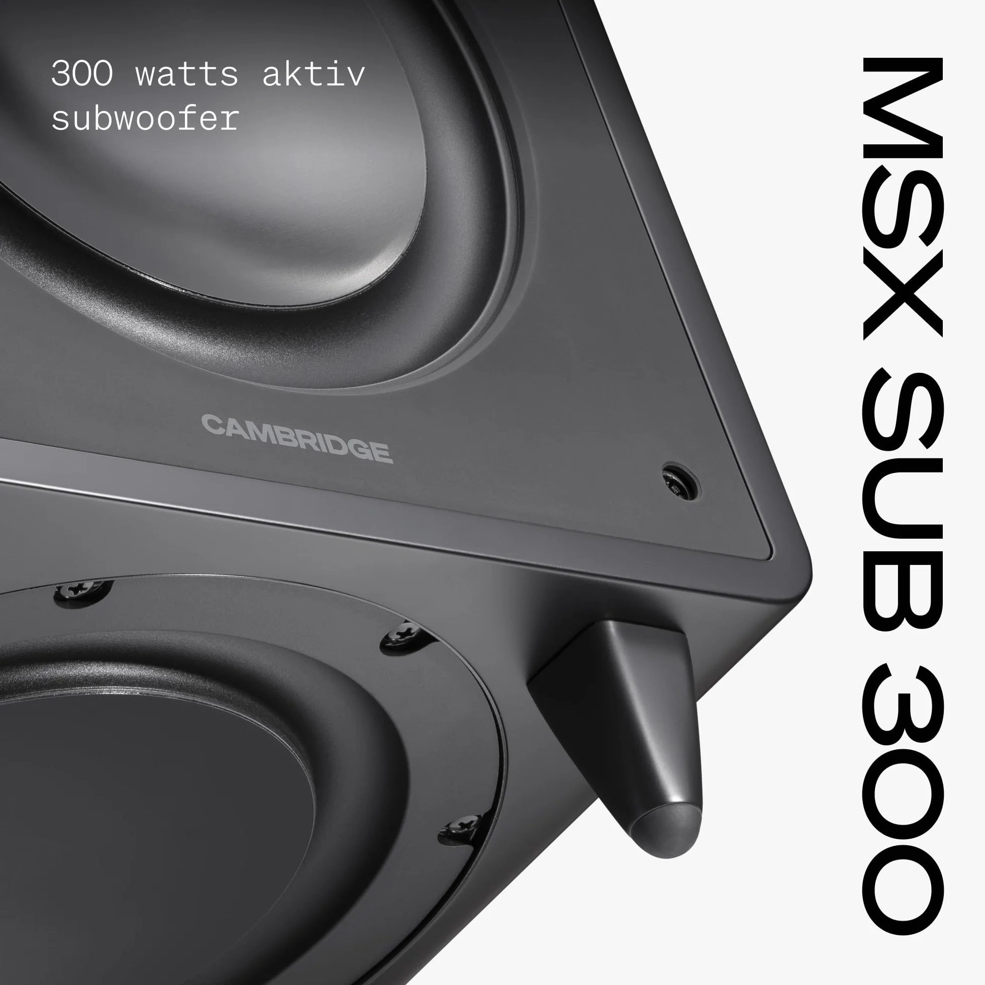 Cambridge Audio MSX SUB 300 Subwoofer Attivo 300W Doppi Driver Nero