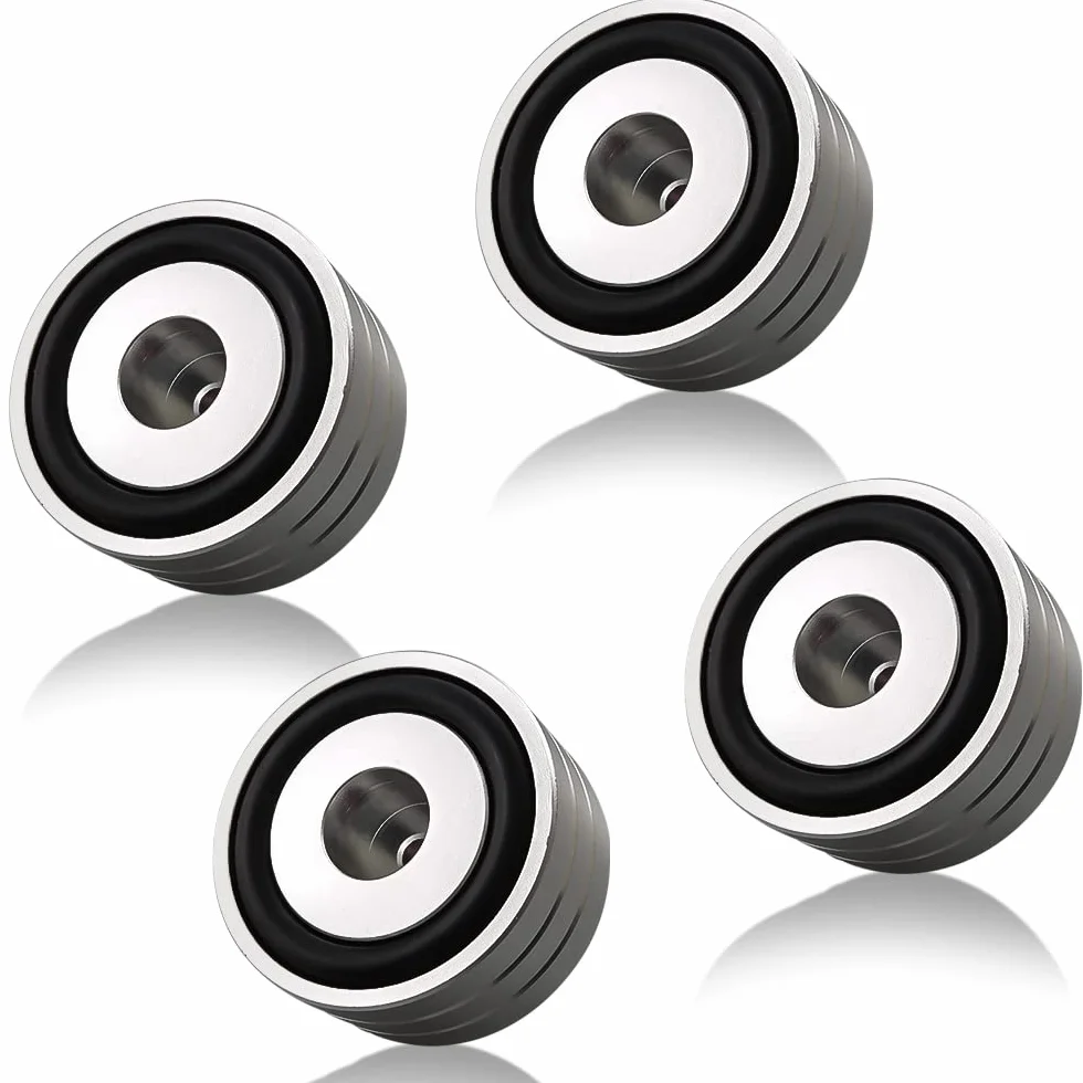 Tertullus 4 piedini HiFi in alluminio 40 mm × 20 mm Silver ammortizzatore vibrazioni per giradischi subwoofer