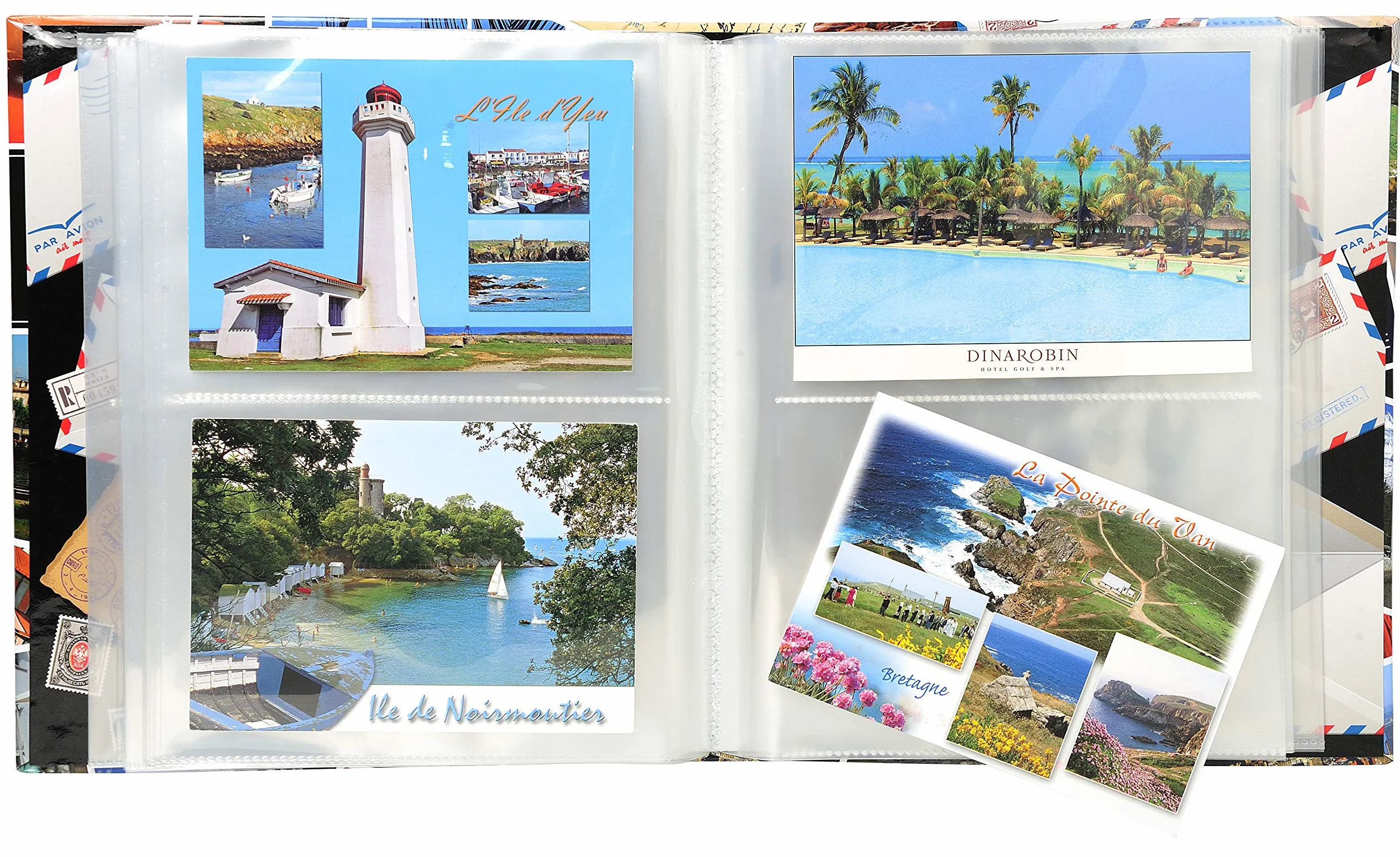 Exacompta Album da Collezione per 200 Cartoline postali 20x25,5cm