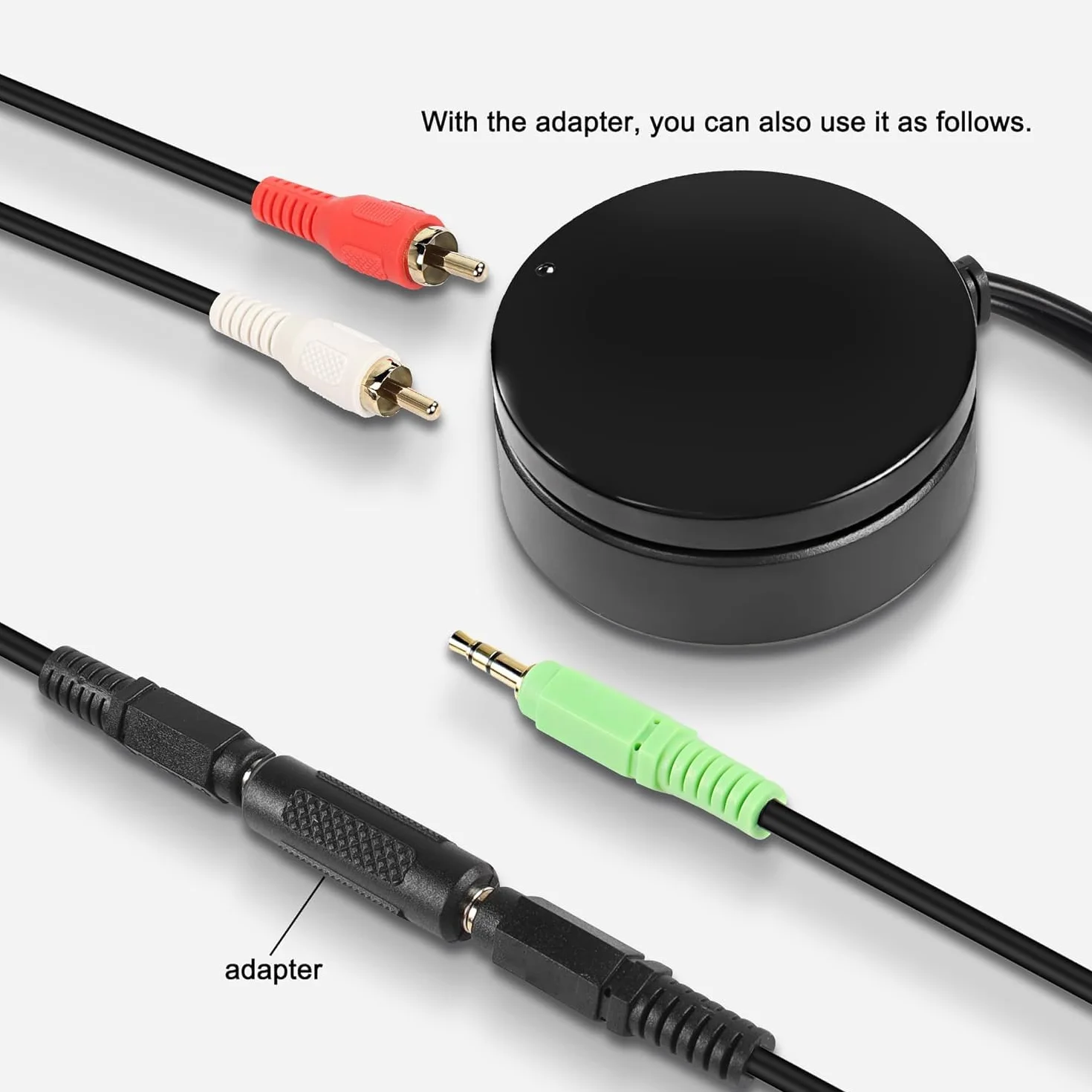 XMSJSIY Convertitore controllo volume altoparlanti computer cuffie audio 3,5 mm TRS cavo estensione 1,5 m