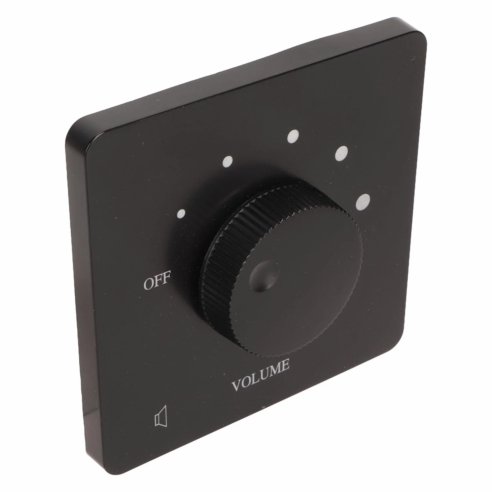 VBESTLIFE 50 W Controllo del Volume a Parete per Altoparlanti Domestici, Manopola di Sintonia a 5 Marce (BLACK)