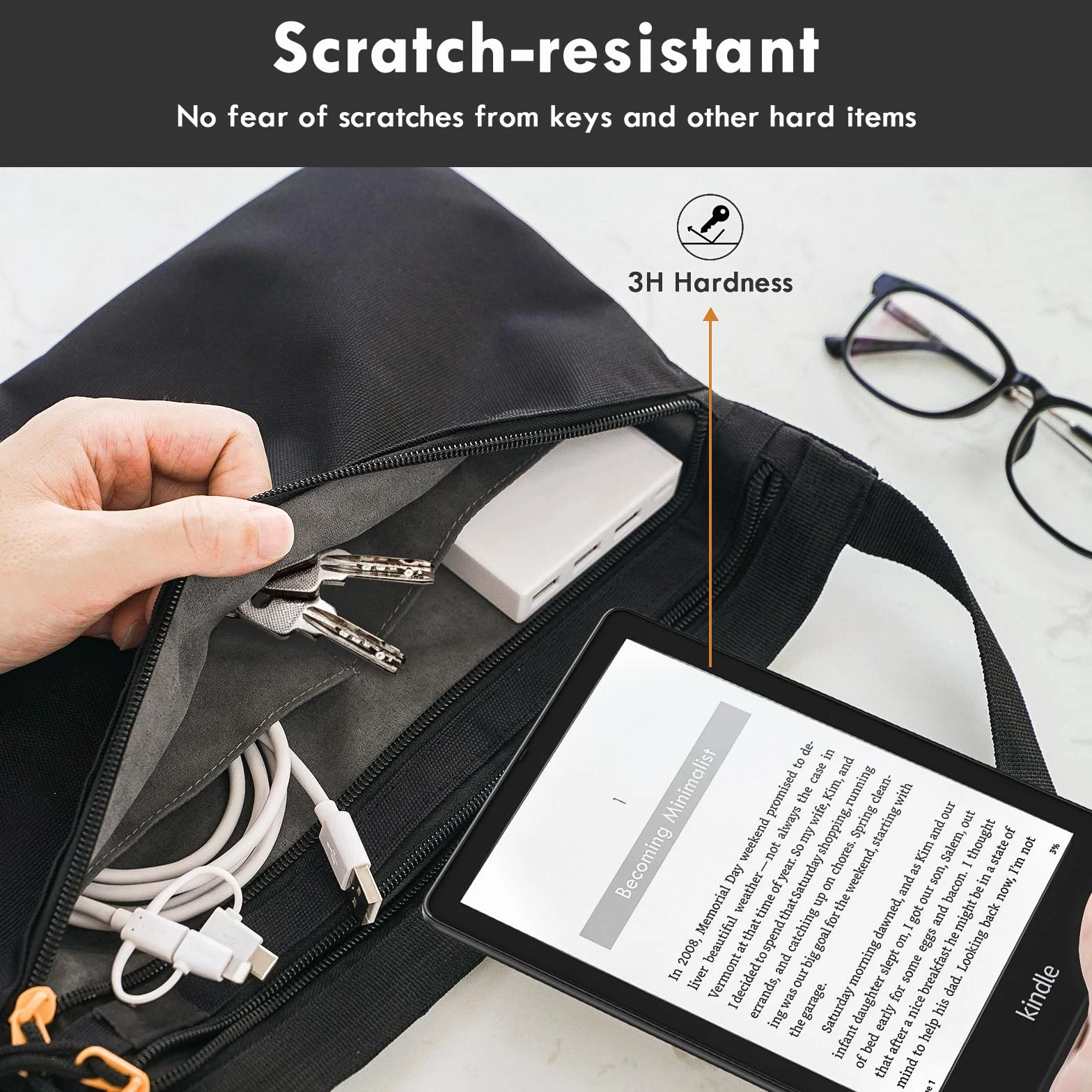 TiMOVO 3 Pacchetti Pellicola Protettiva Antiriflesso per Kindle 11a/10a Generazione 6 Pollici 2024/2022/2019 Opaca Pet Antigraffio