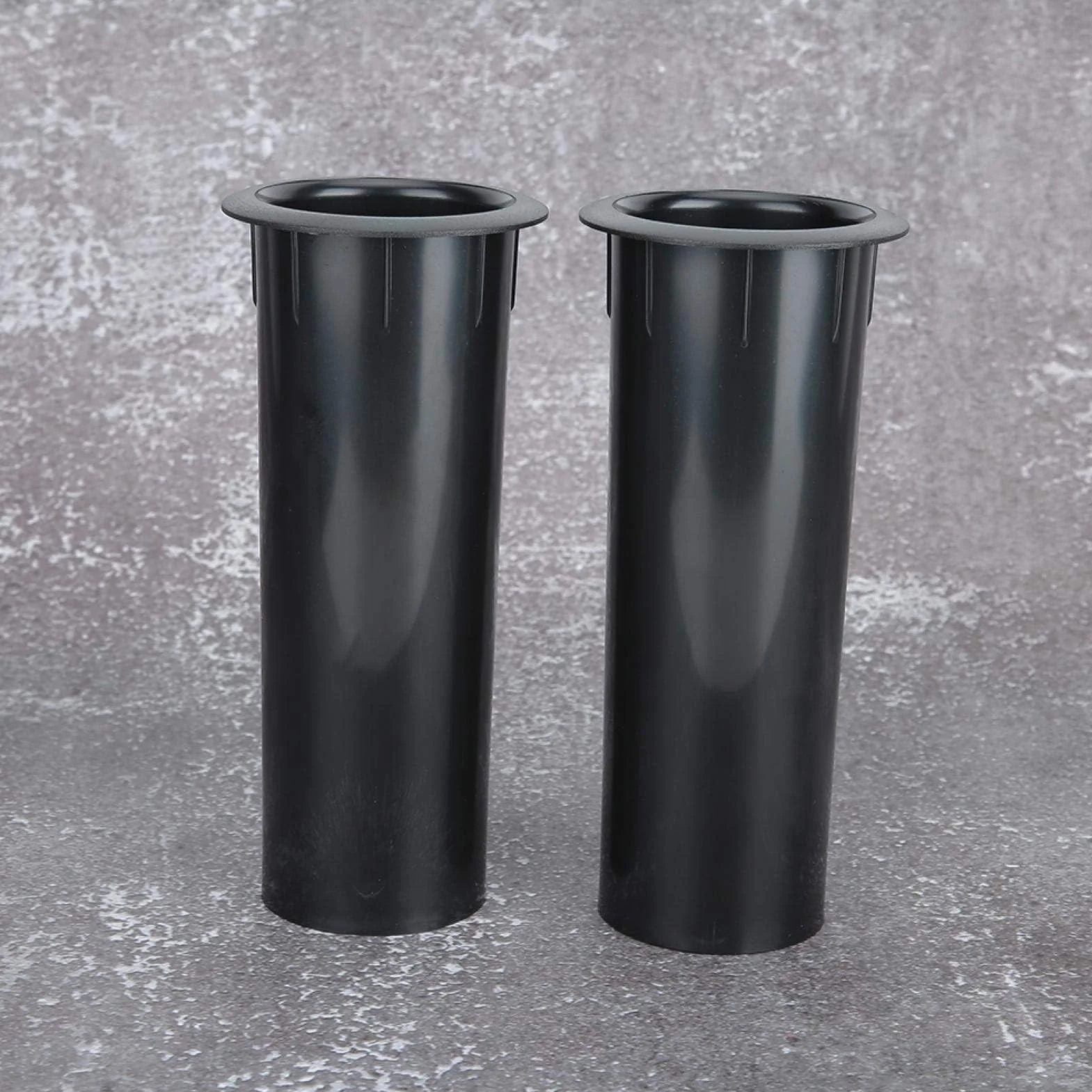 Agatige Tubo Porta Altoparlante 50 mm 2 Pezzi Altoparlante a Parete Interna Liscia in Plastica ABS per 4-6 Pollici