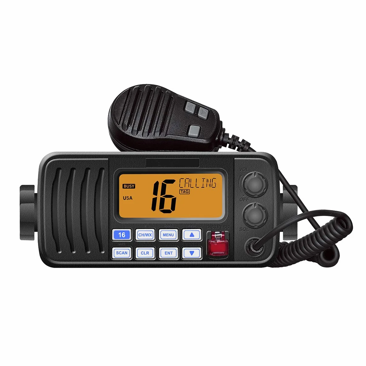 HYS TC-508M VHF Marine Radio IP-X7 Waterproof GPS NAV