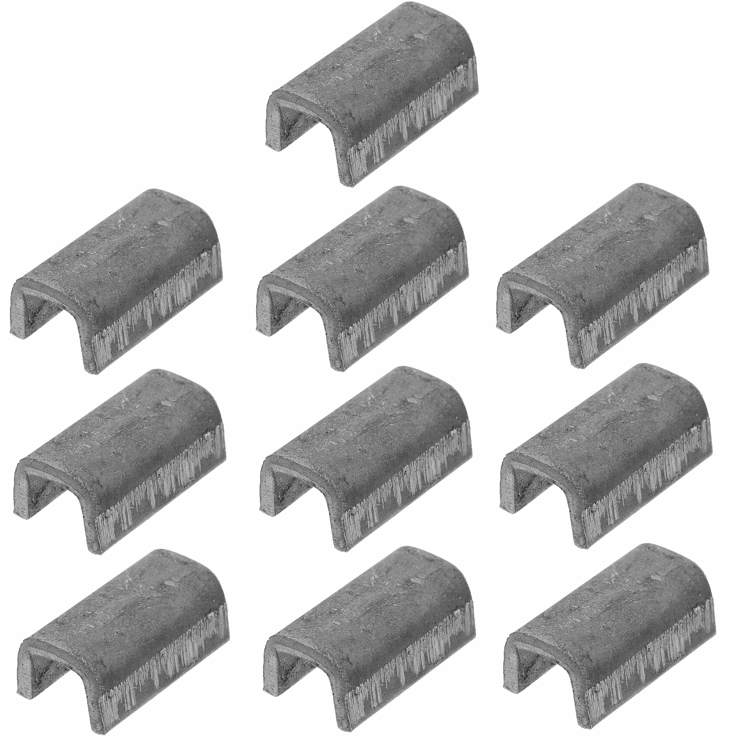 Hohopeti 10 Pezzi Clip in Ferro per Attrezzi da Giardino, Fermo Sicuro per Manici e Martello, Accessorio Versatile per Giardinaggio in Cortile