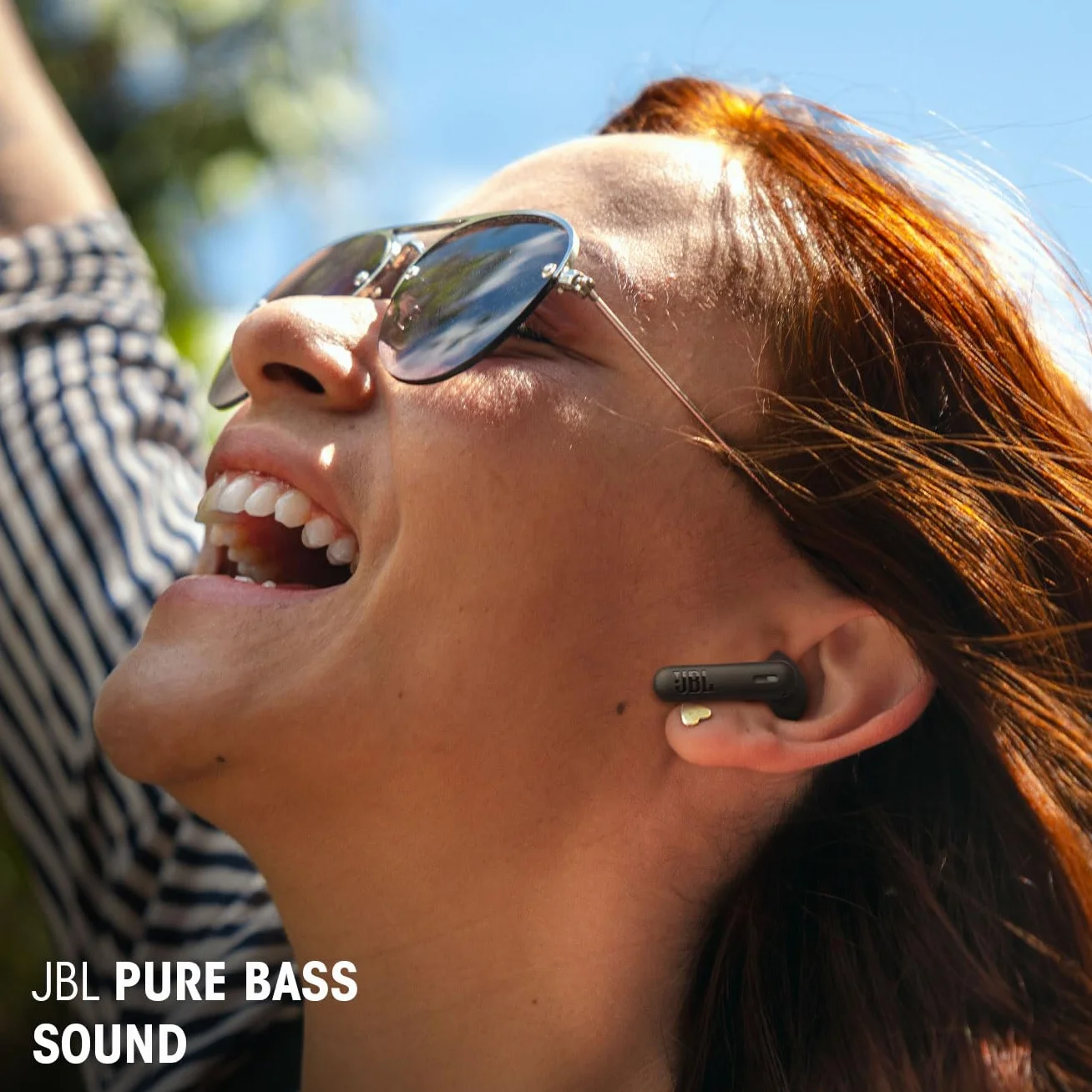 JBL Wave Beam 2 True Wireless Bluetooth Auricolari Cancellazione del Rumore 40 Ore Autonomia Suono JBL Pure Bass Smart Ambient Multipoint Nero