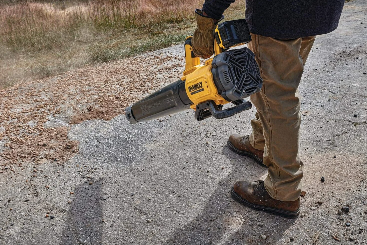 DeWalt Soffiatore assiale XR 18V ​​brushless con 1 batteria Li-Ion 5Ah