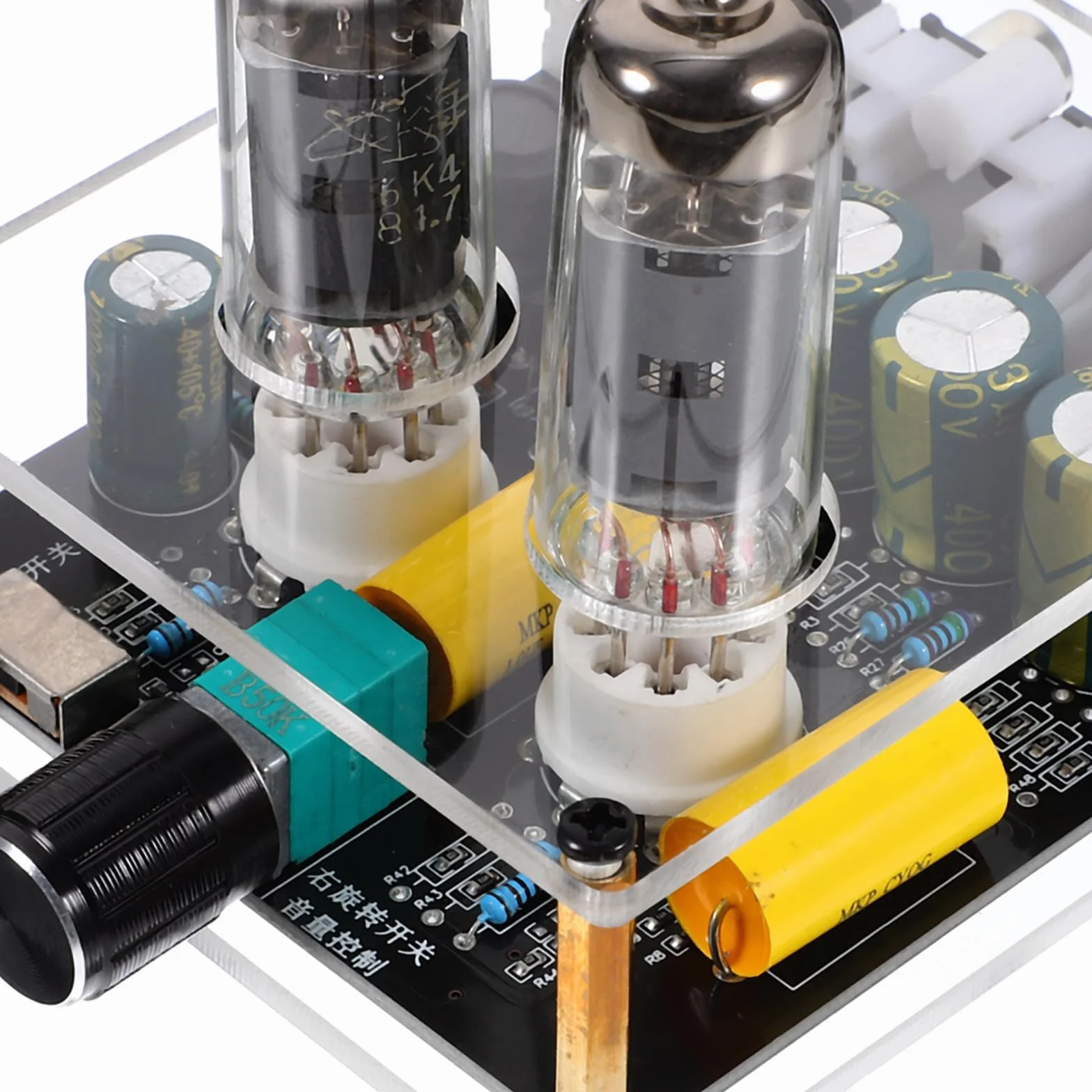 Preamplificatore Valvolare Phono Scheda Pcb Portatile Custodia Abs
