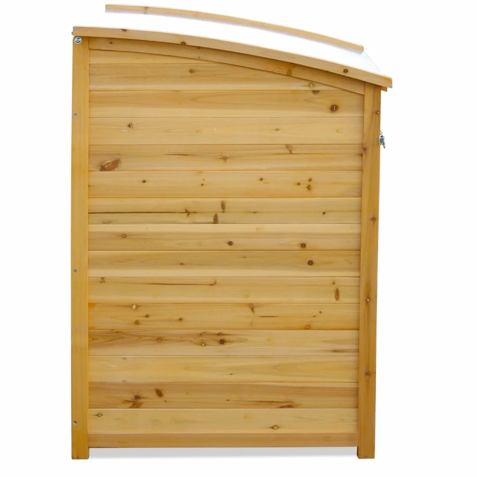 Habau Box portabidone rifiuti legno 120 l 65x75x115 cm