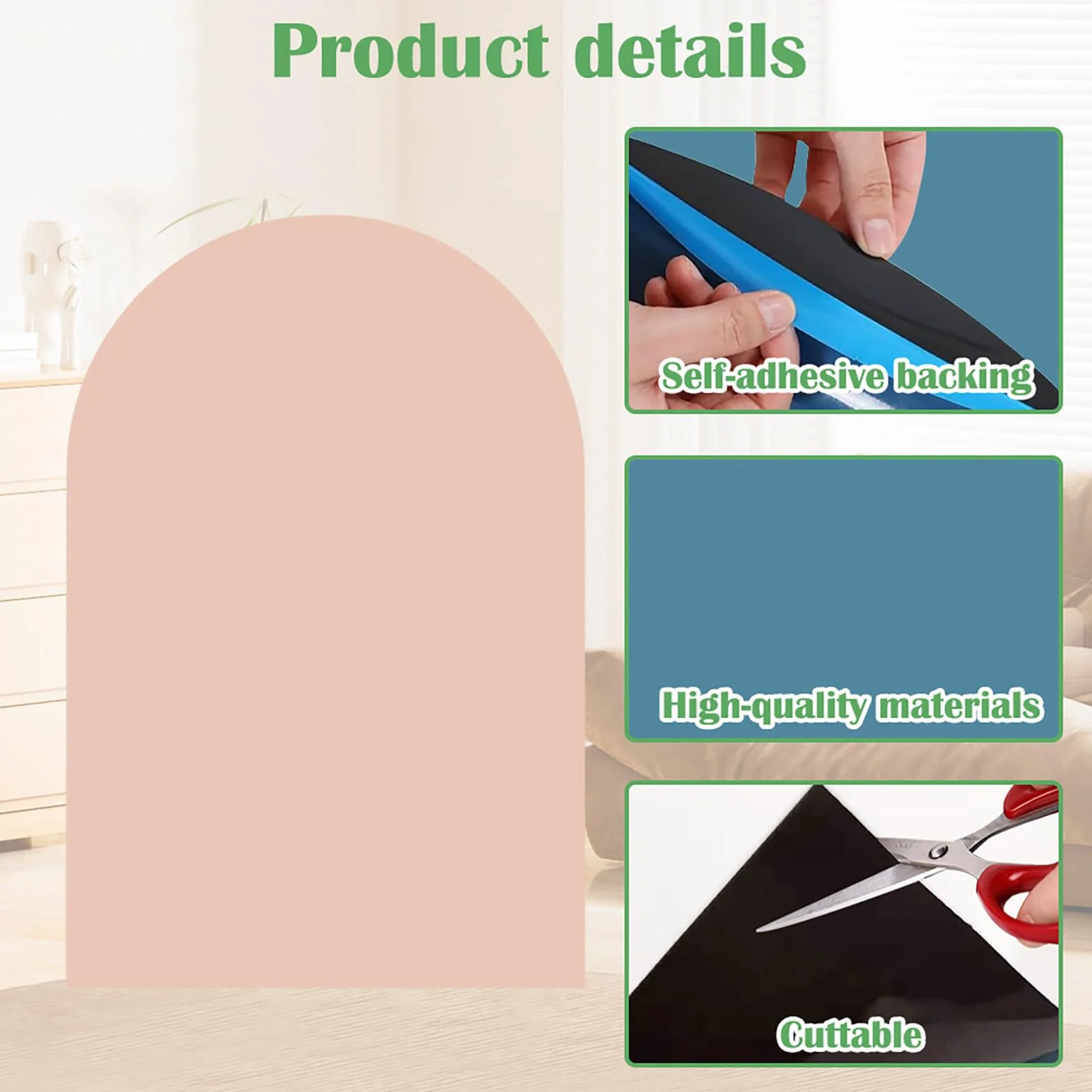 Lavagna Magnetica da Parete 80 x 100 cm Autoadesiva Cancellabile per Bambini con Gessetti Rosa