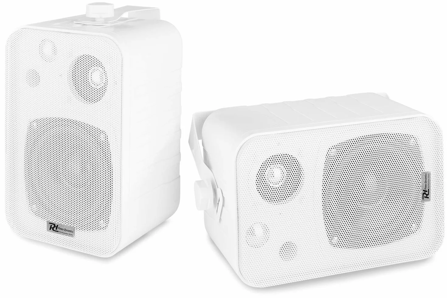 Impianto Audio Filodiffusione 8 Altoparlanti Parete Bluetooth 100Mt Cavo Microfono Casse Bianche