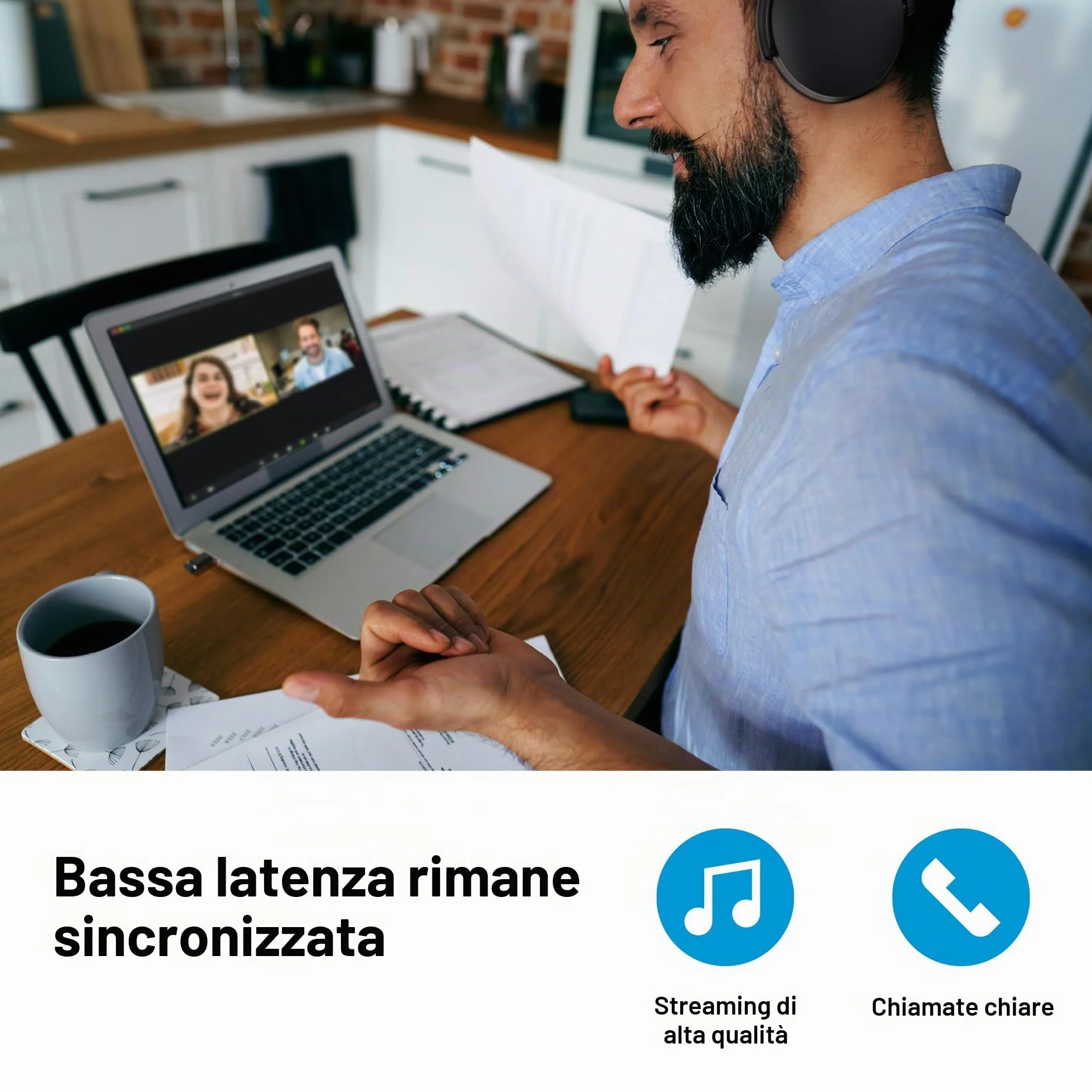 Sennheiser ACCENTUM Wireless Special Edition Cuffie Bluetooth ANC ibrido 50 ore autonomia Nero Rame