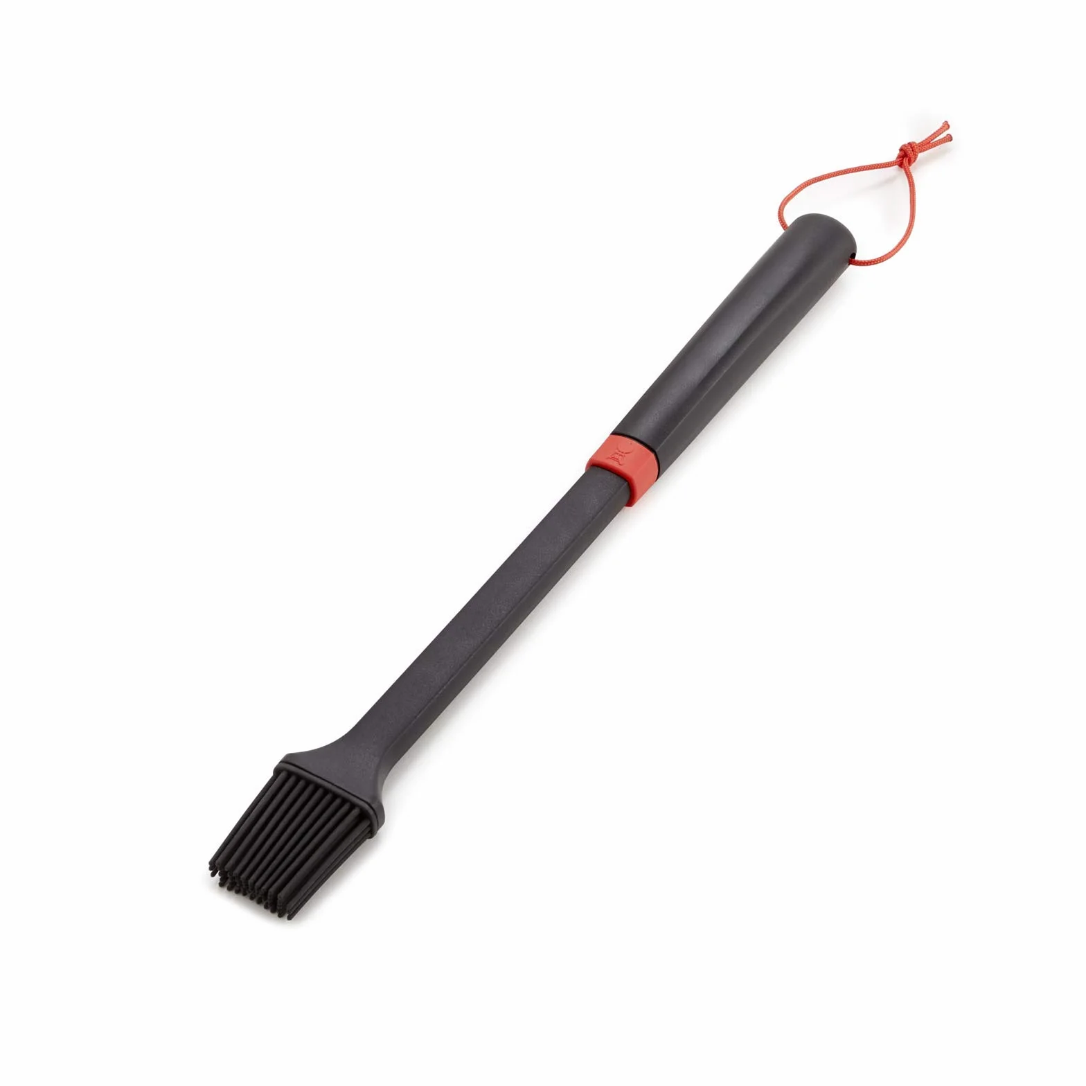Weber Pennello per griglia (40cm), ideale per spalmare e marinare o oliare la griglia, con setole in silicone, lavabile in lavastoviglie per una facile pulizia, con anello per appenderlo - Nero (6319)