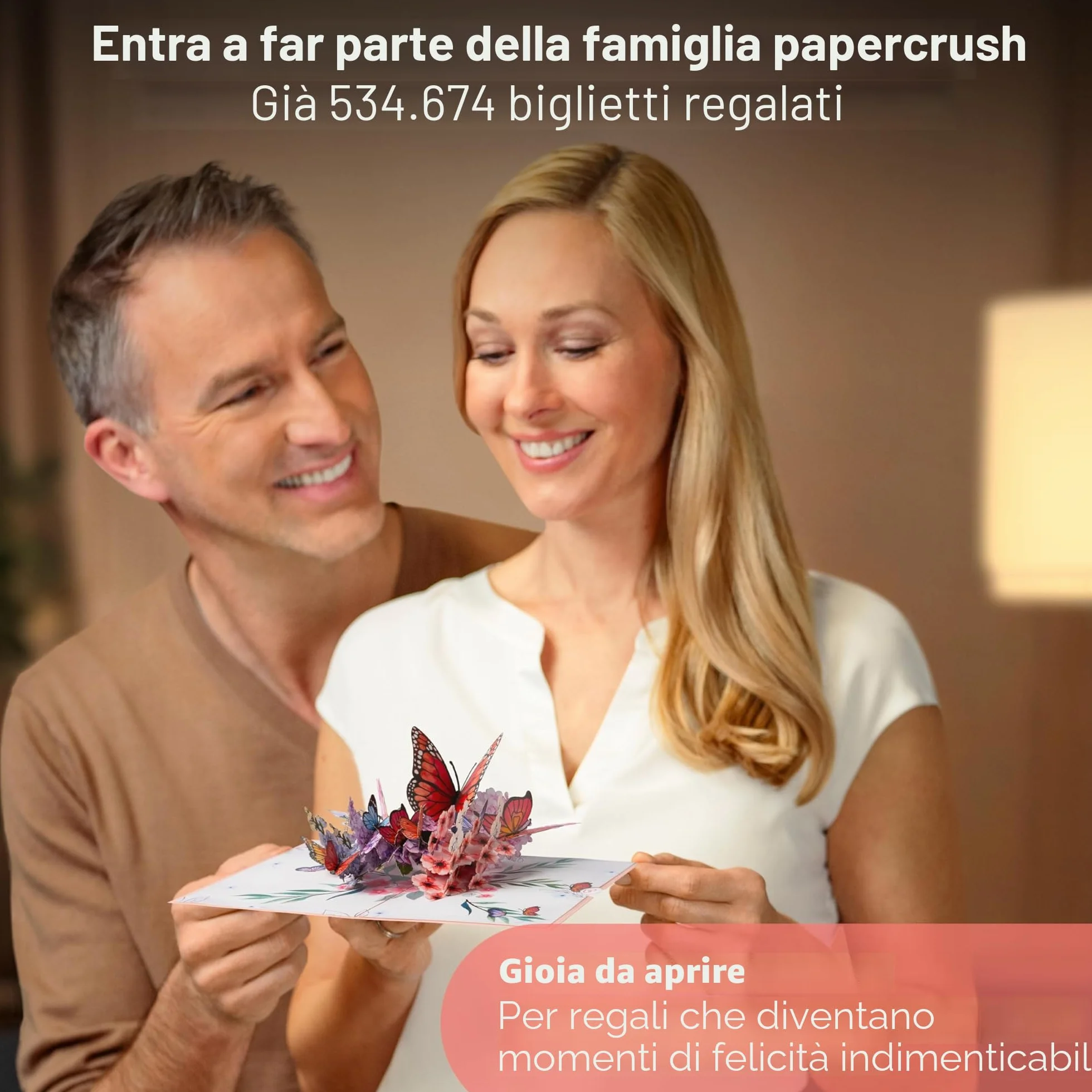 Papercrush® Biglietto pop-up auto nuziale Just Married 3D, elegante biglietto di nozze per coppia, regalo matrimonio