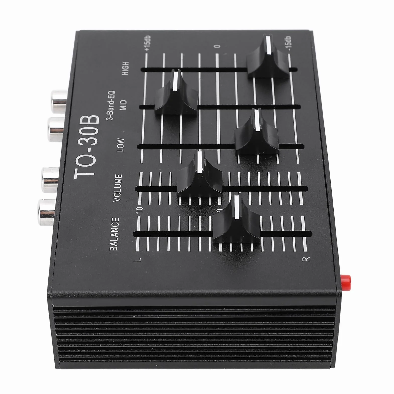 Equalizzatore Audio 3 Bande Stereo Preamplificatore con Bilanciamento Alto Medio Basso per Home Theater HIFI