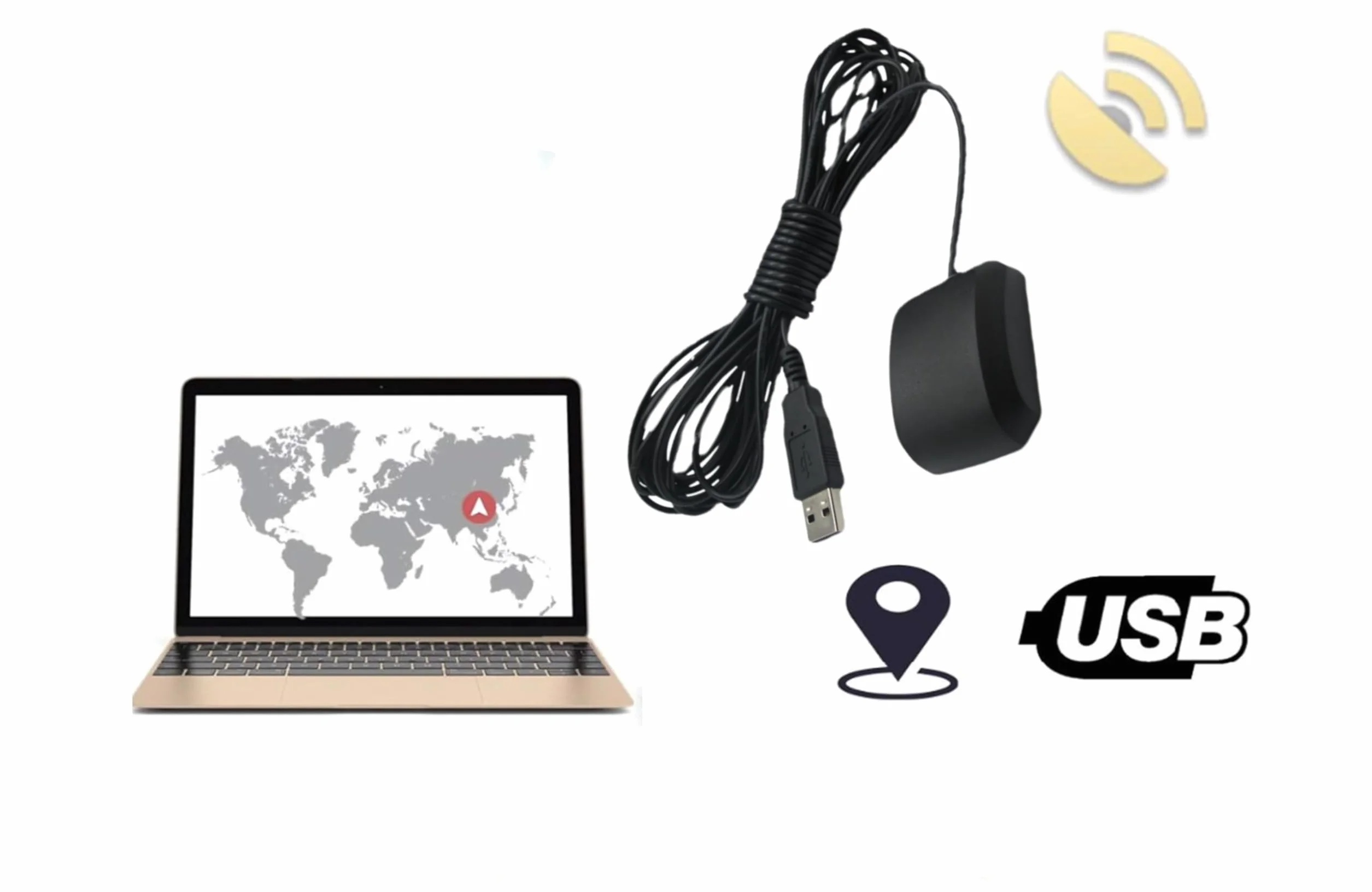 Antenna GPS USB VK-162 G-Mouse Modulo navigazione GPS esterna Ricevitore per Raspberry Pi