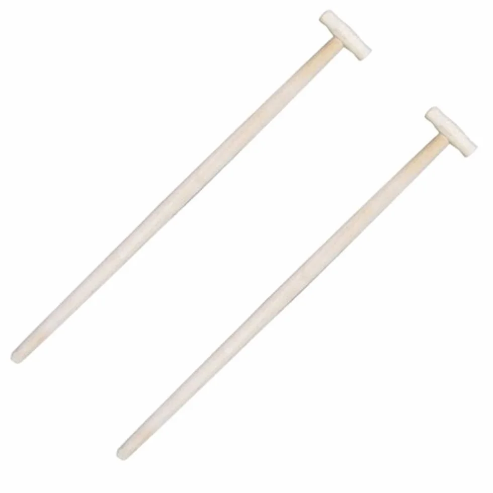 2 X manico – Forca a vanga manico legno manico T manico 100 cm Set Ø 38