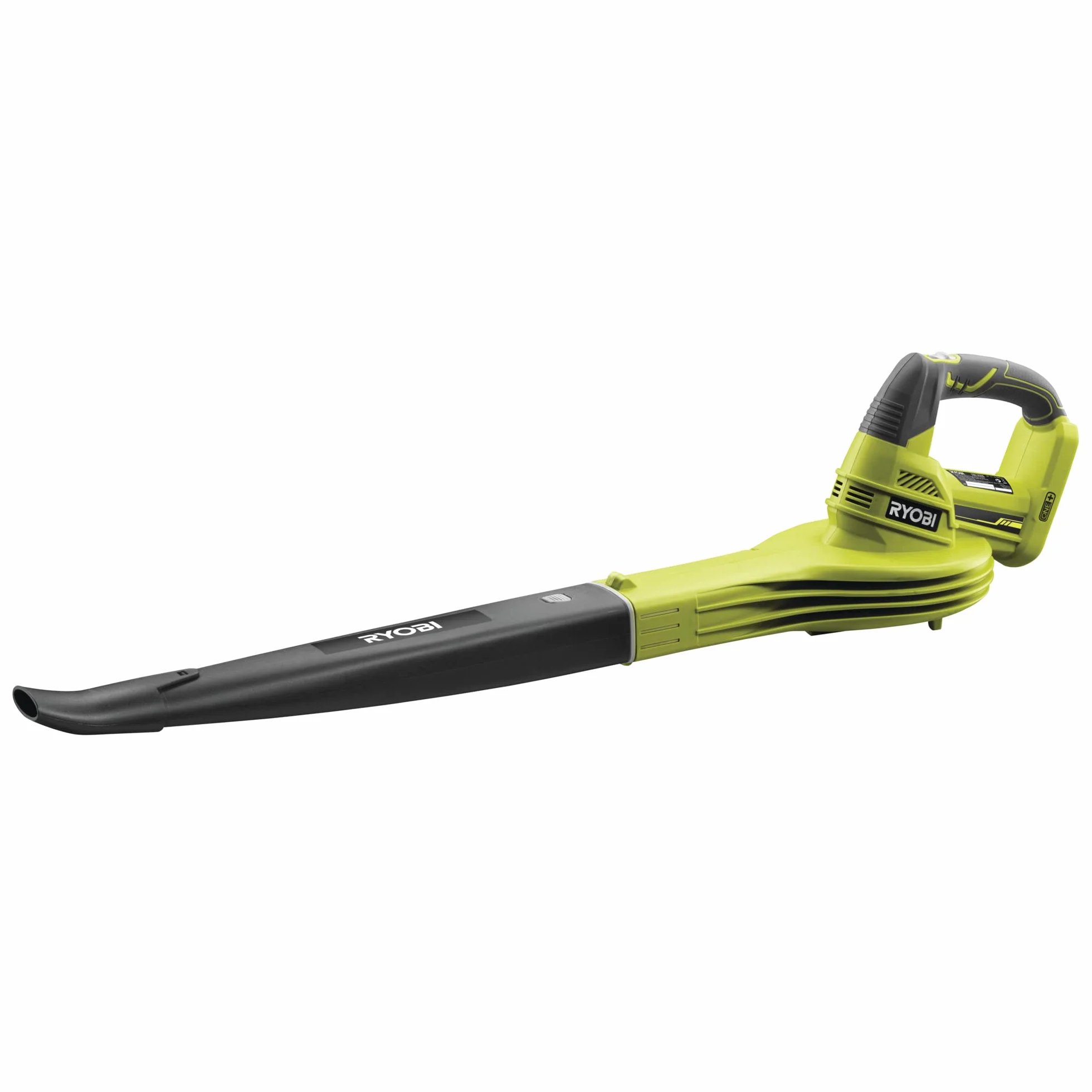 Ryobi Soffiatore a Batteria 18V ONE+ Compatto e Leggero, Velocità Aria 245 km/h, Design Ergonomico GripZone, Ideale per Foglie e Detriti su Vialetti e Giardini, Batteria Non Inclusa, OBL1820S