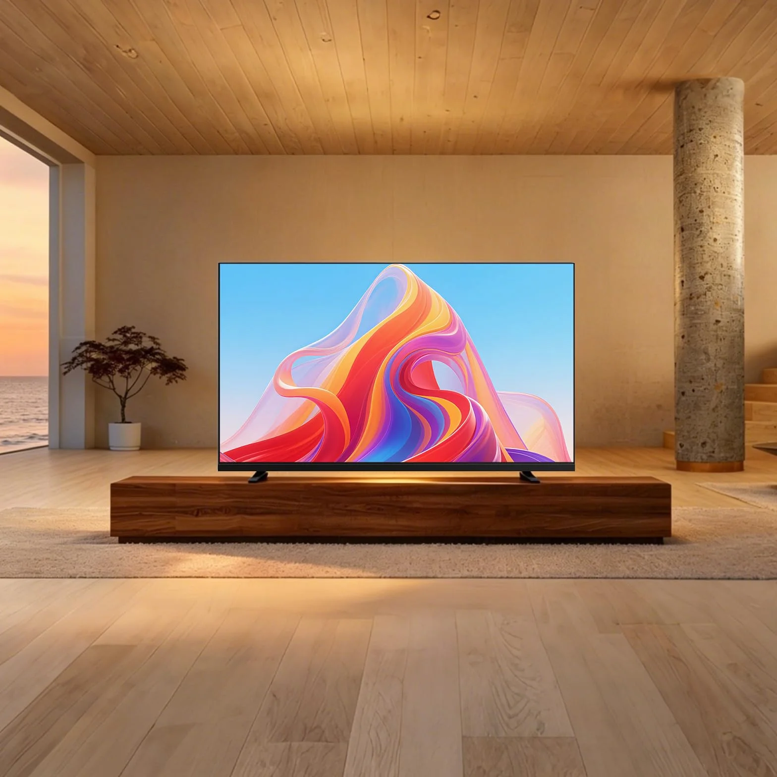 Coocaa 40 Pollici Smart TV QLED Full HD HDR 10 Dolby Audio 1.5GB RAM DVB-T/T2/C/S/S2 CI+ HEVC Main10 40CTQH38Z