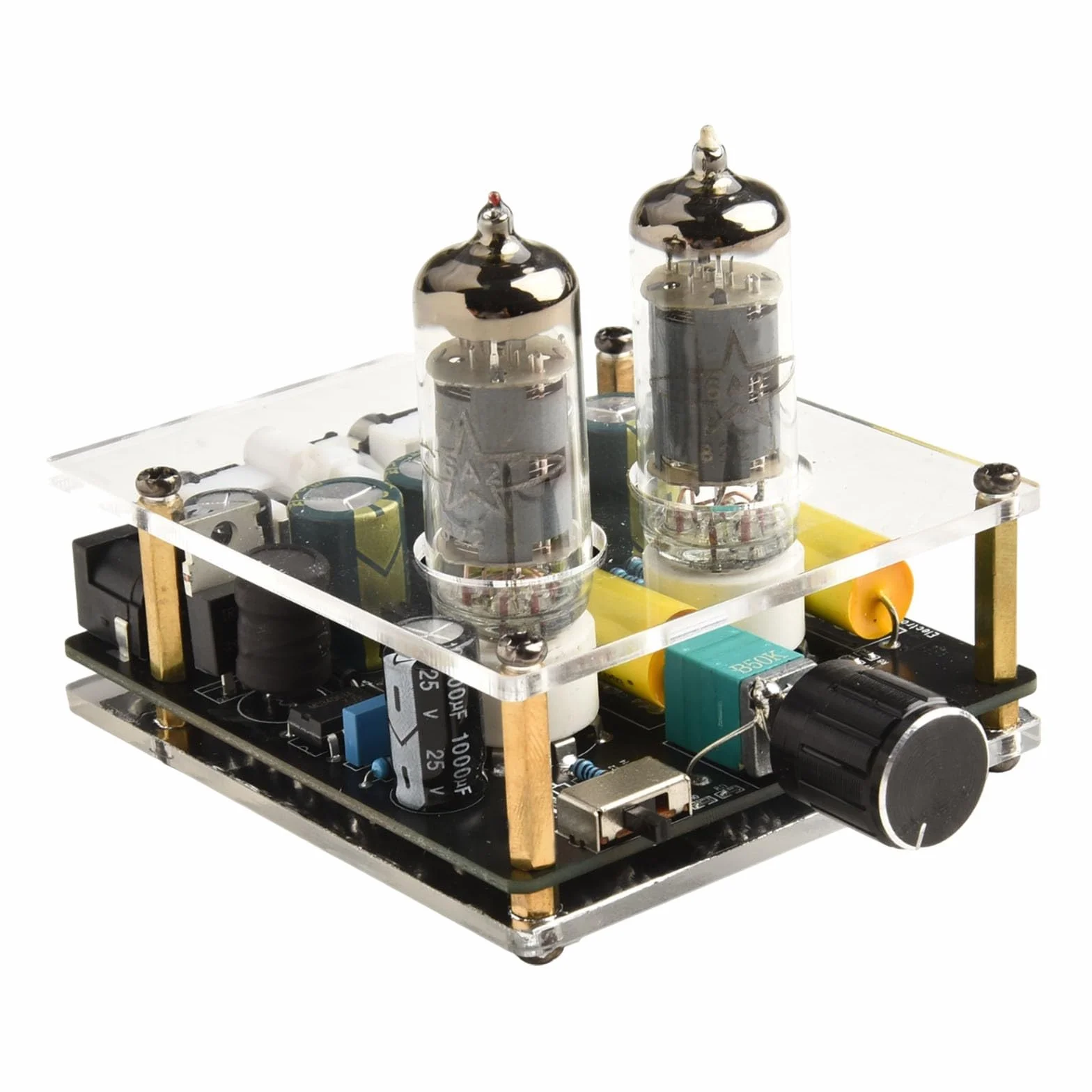 Preamplificatore HiFi a valvola 6A2 Classe A per Home Theater DC12-16V 87x75mm