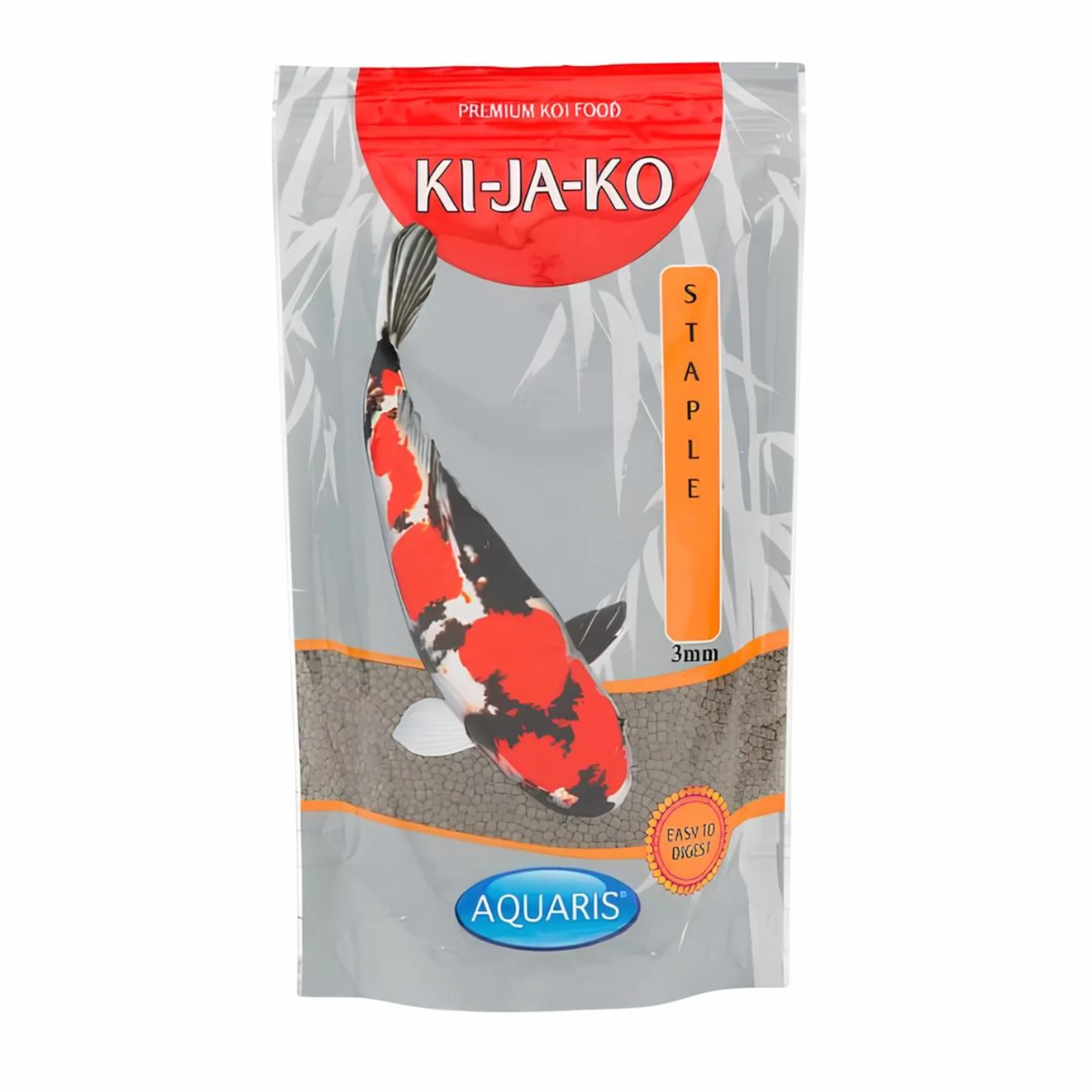 Staple alimento galleggiante per carpe koi da 3 kg / 3 mm - con sapore di grano, per l'alimentazione dei koi durante tutto l'anno a una temperatura di 10 °C