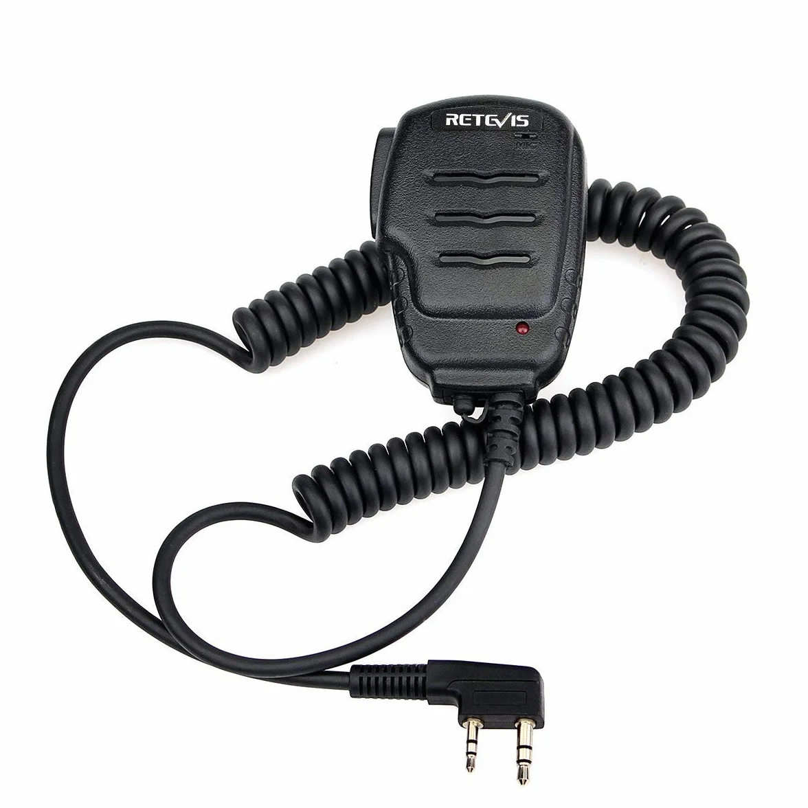 Retevis RS111 Altoparlante Microfono 2 Pin per Walkie Talkie RT24 RT22 RT27 RT3S RT5 Kenwood BAOFENG UV-5R BF-888S TYT