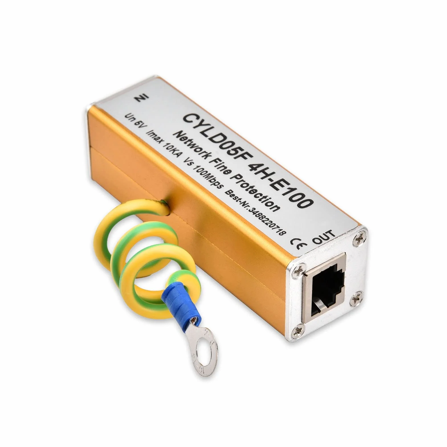 Alimentatore 5V Protezione Fulmini RJ45 RJ11 Ethernet Sovratensioni di Rete