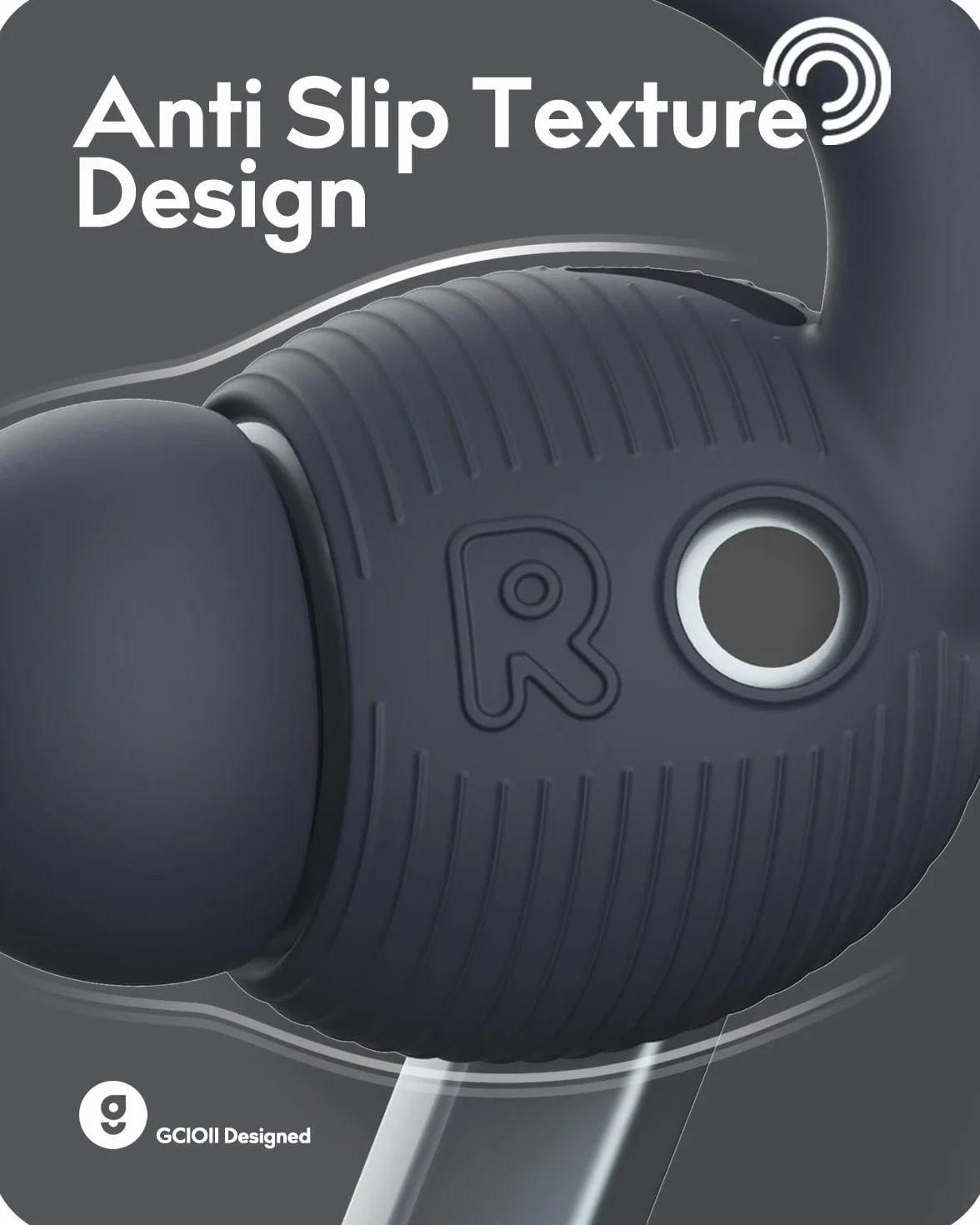 Ganci per Auricolari con Custodia di Stoccaggio per Samsung Galaxy Buds 3 Pro, Antiscivolo, Sportivi