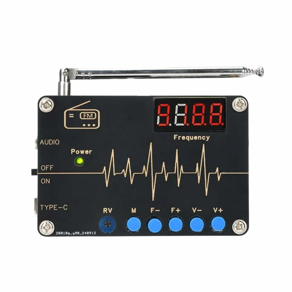 RDA5807M Radio Kit FM 87-108MHz Display Digitale Tubo Saldatura DC5V