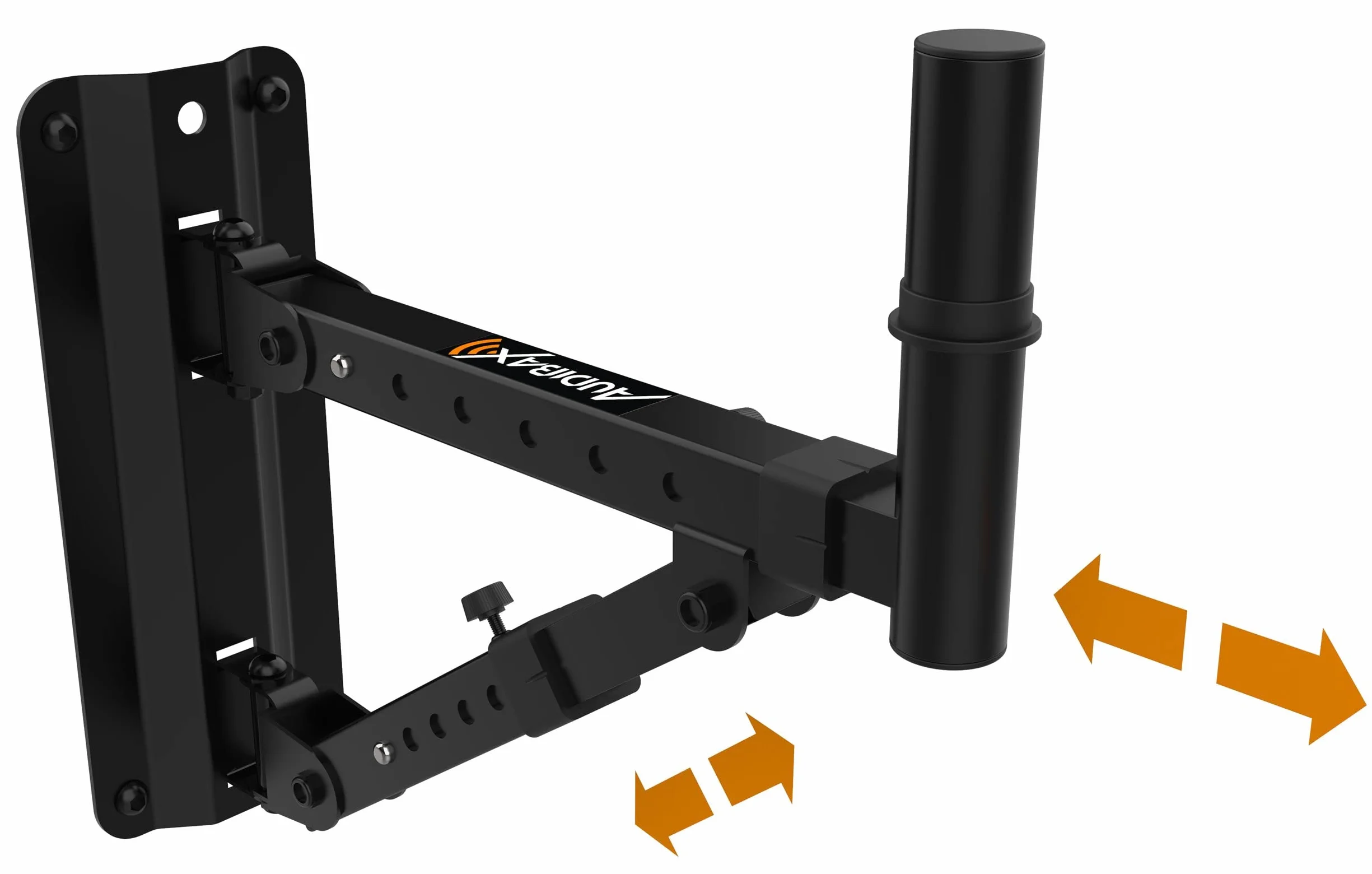 Audibax Neo 30 Supporto da Parete per Altoparlante Professionale Staffa Inclinabile Universale 35 mm 35 kg