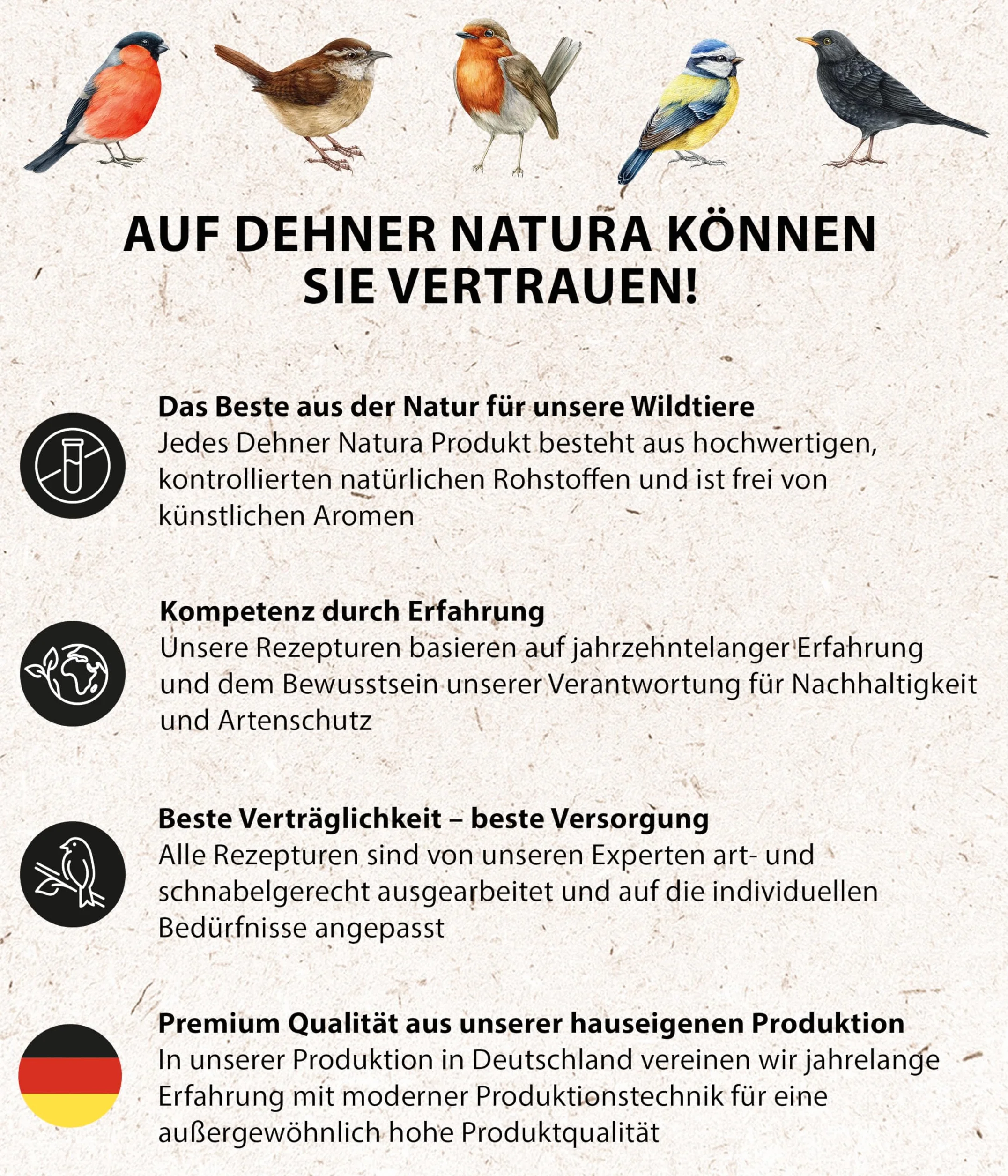 Dehner Natura Premium palline per cinciallegre 100 pezzi 9 kg FSC