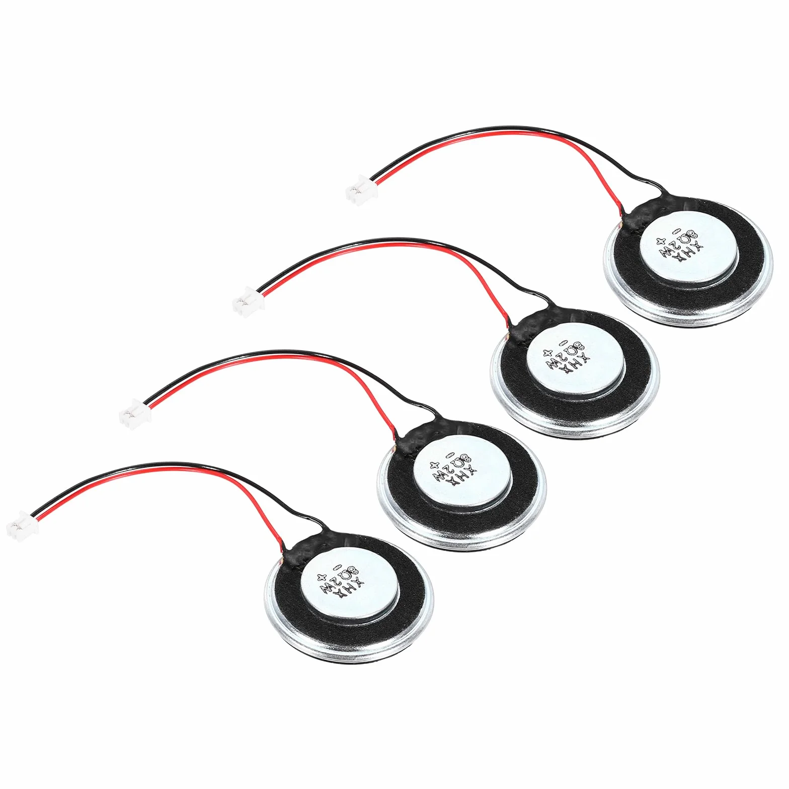QUARKZMAN 2W 8 Ohm 60mm Rotondo Mini Altoparlante Guscio Metallico Micro Magnete Speaker con Filo Per Radio DVD EVD
