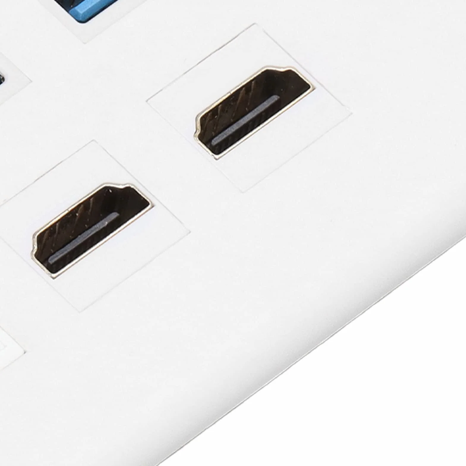 Bewinner Piastra da Parete 6 Porte 2xHDMI 2xUSB3.0 1xType C 1xRJ45 Cat6 Ethenret per Proiettore TV
