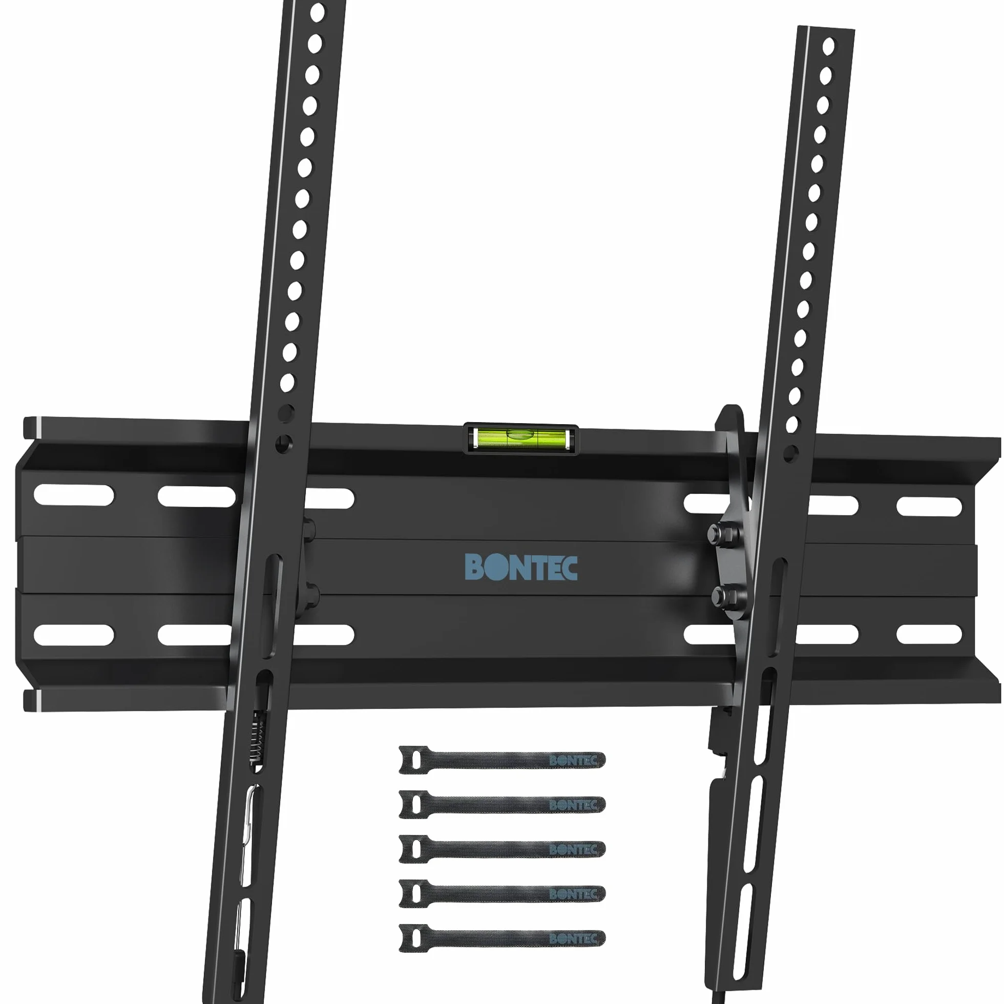BONTEC Supporto da Parete per TV Inclinabile 23-65 Pollici VESA 400x400mm Fino a 45 kg