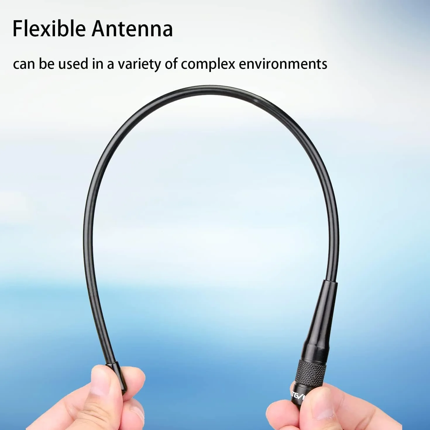 Retevis RHD771 Antenna SMA-F Doppia Banda UHF/VHF per Walkie Talkie RT5 RT5R RT5RV RT6 RT7 RT21 H777 Baofeng UV-5R BF-888S (2 Pezzi)
