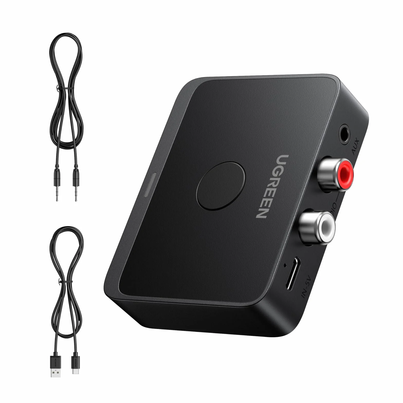 UGREEN Bluetooth 6.0 LDAC SBC AAC Audio USB-C Adattatore 2RCA 3,5 mm HiFi Bassa Latenza Wireless