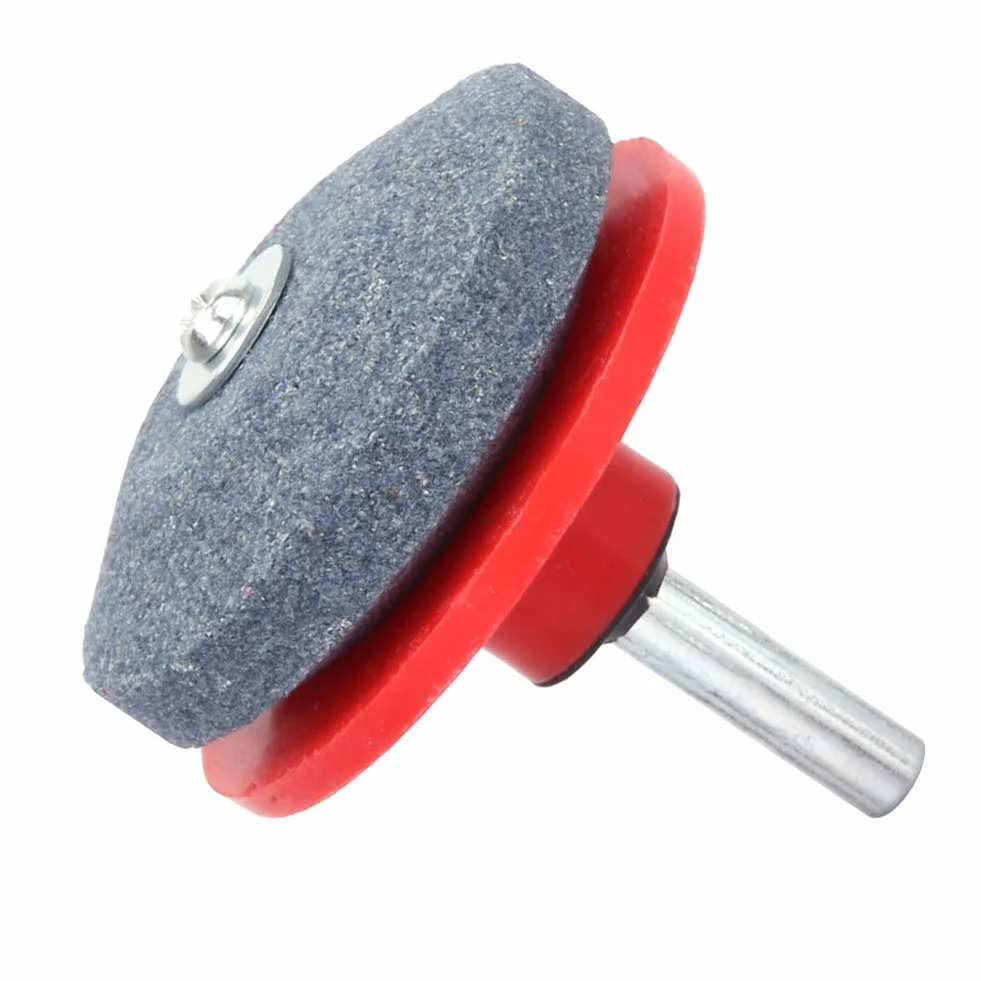 Affilatrice per Lame di Tosaerba, Affilatrice per Lame di Tosaerba da Giardino Utensile di Affilatura per Trapano Elettrico Universale Pietra per Smerigliatrice Multi-affilata Rotativa(Rosso)