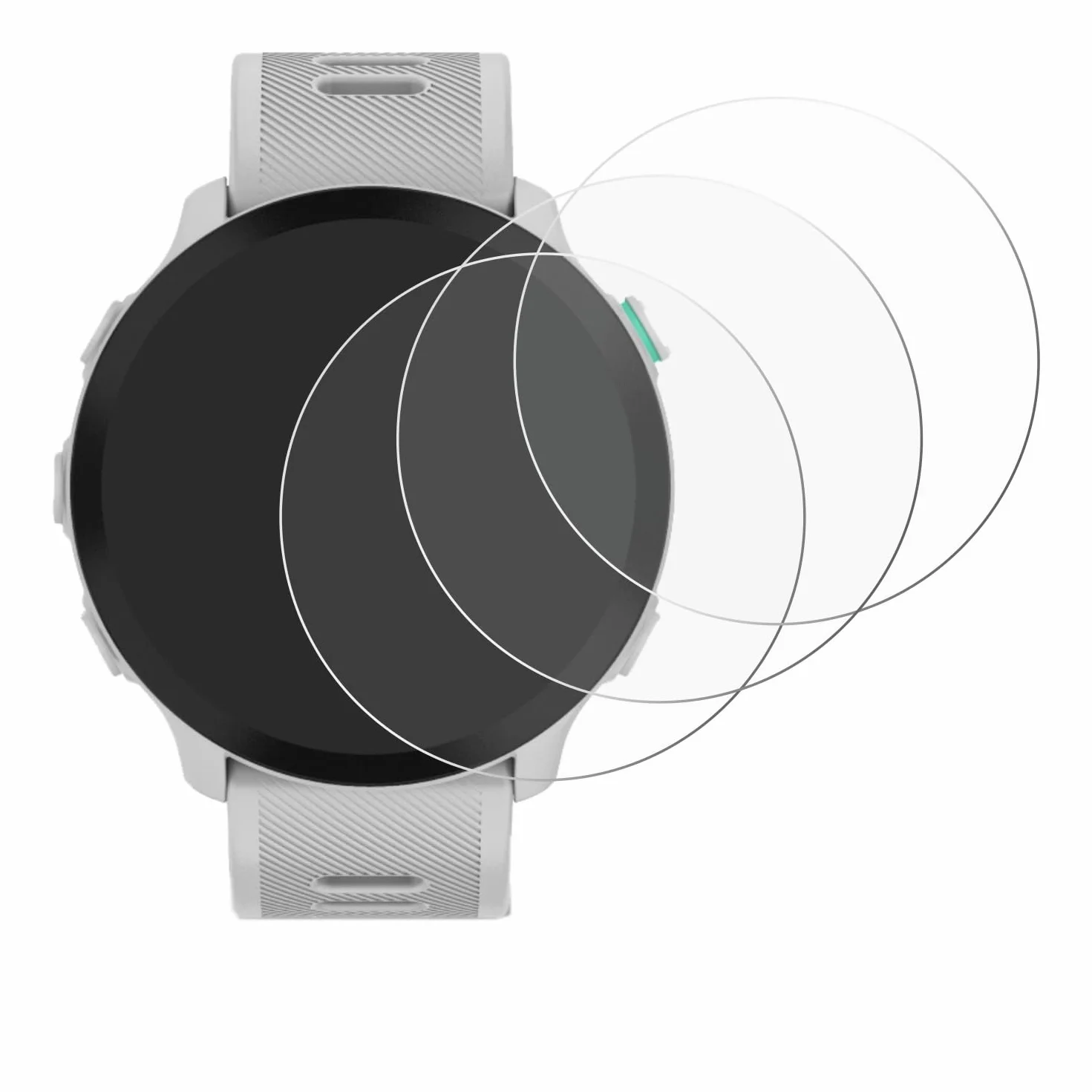 Pellicola Protettiva per Garmin Forerunner 55, 6 Pezzi, Protezione Schermo Trasparente